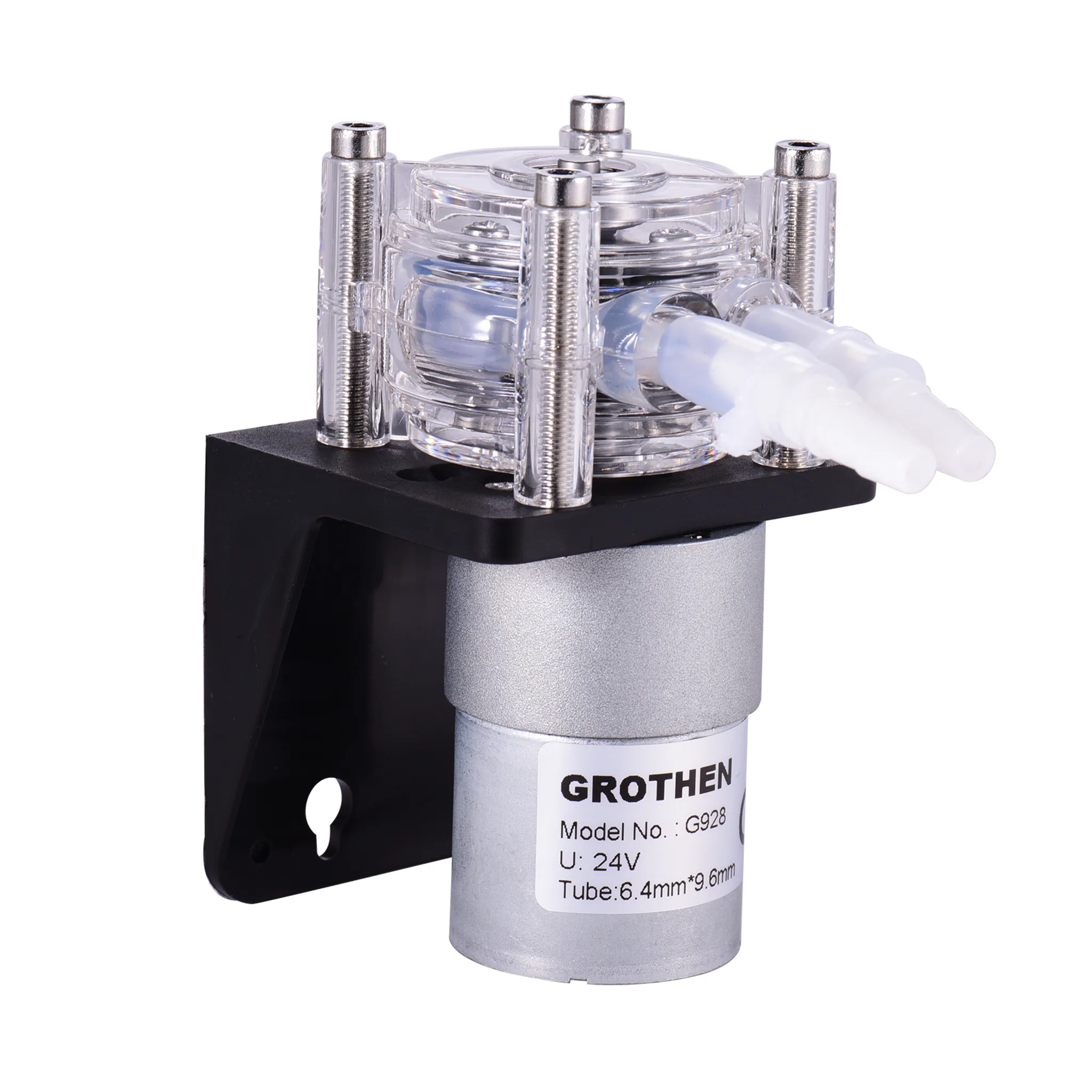 Schlauchpumpe, Miniatur-Schlauchpumpe G628-2 Automatische selbstansaugende  Pumpe 100-240V((9～53ml/min) *2 (G628-2-2))