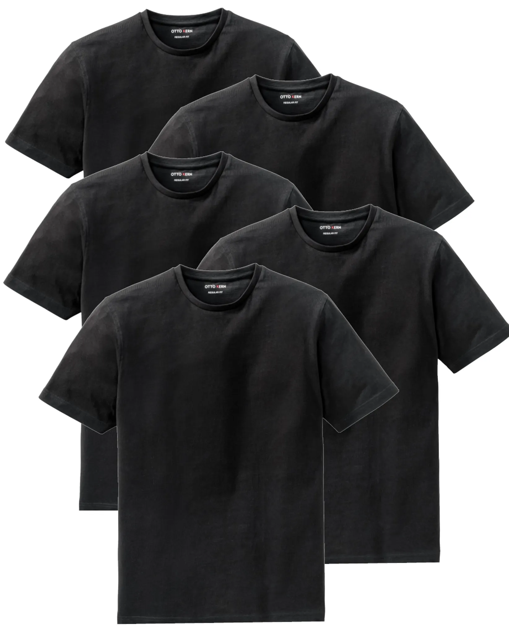 Otto Kern 5er Pack T-Shirts Rundhals aus