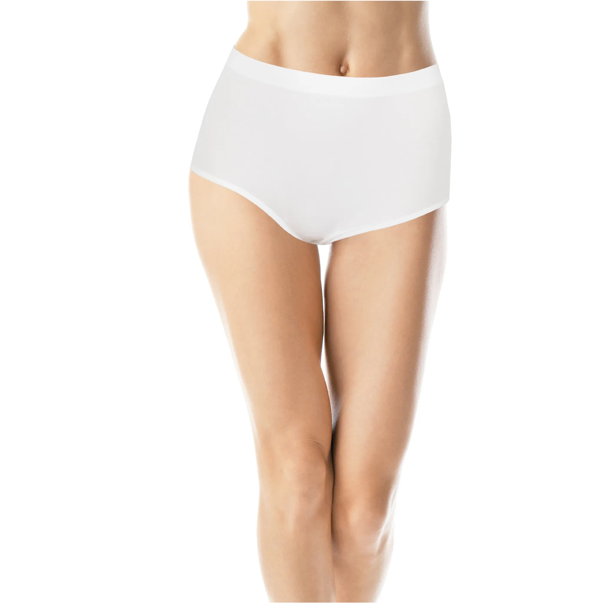 Damen Basic Slips Unterhosen Schlüpfer aus Baumwolle im 5er oder 10er Pack  Gr. M-XXXL, Unterhosen & Slips, Damen