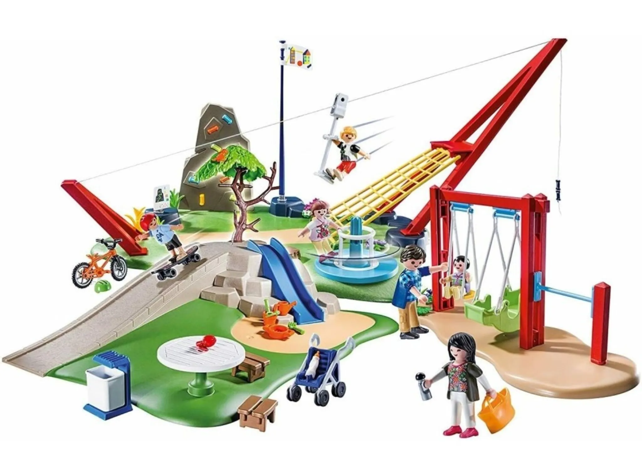 Playmobil 70328 City Life Grosser Spielplatz mit Figuren 116 Teile NEU & OVP 