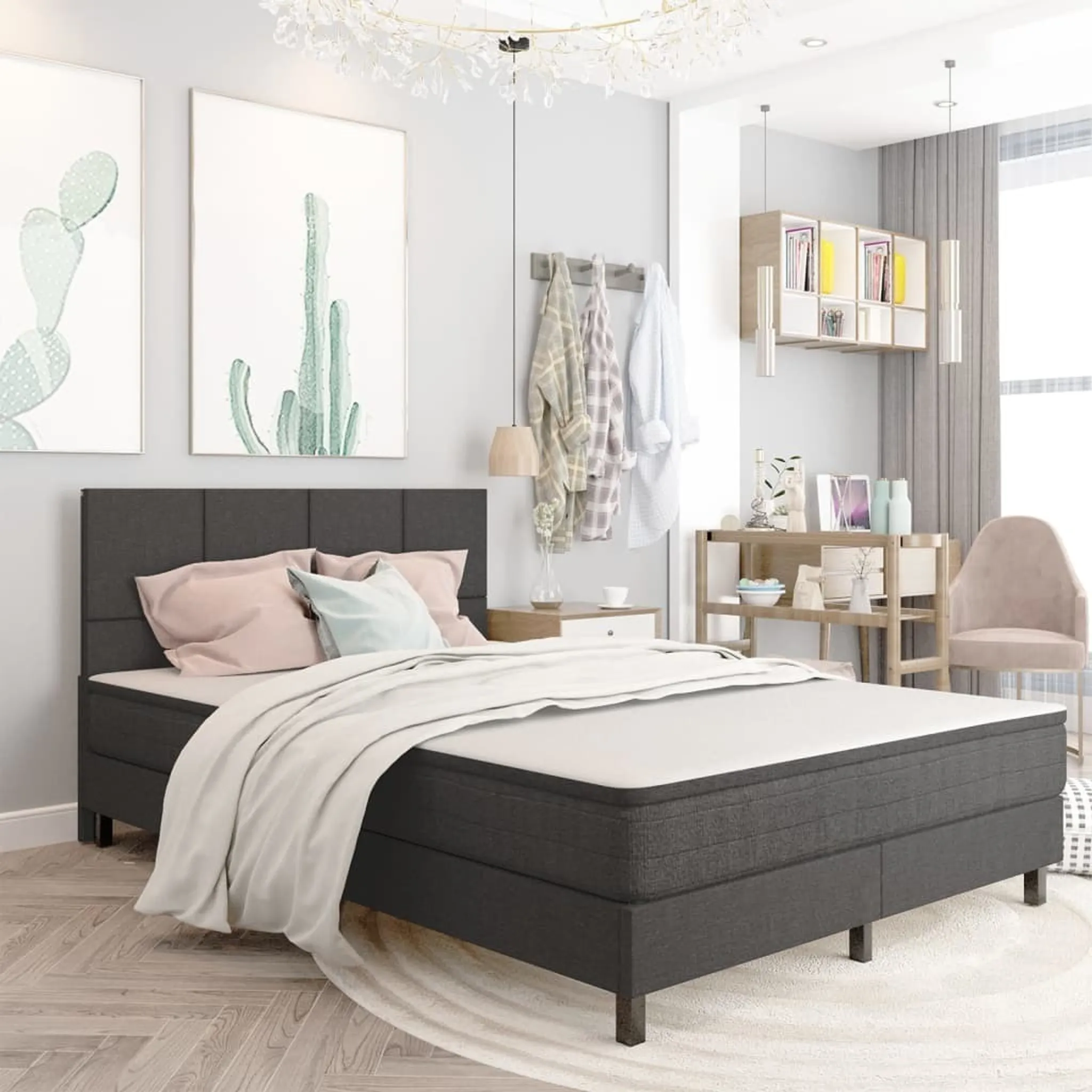 Tête De Lit Velours Bleu Foncé 160x5x118/128 Cm - Réglable En Hauteur, Pieds En Bois, Support Dos (pour Cadre De Lit)