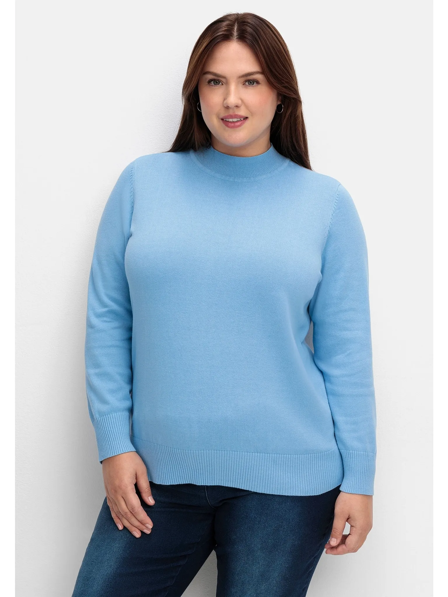 sheego Damen Pullover aus Große Größen