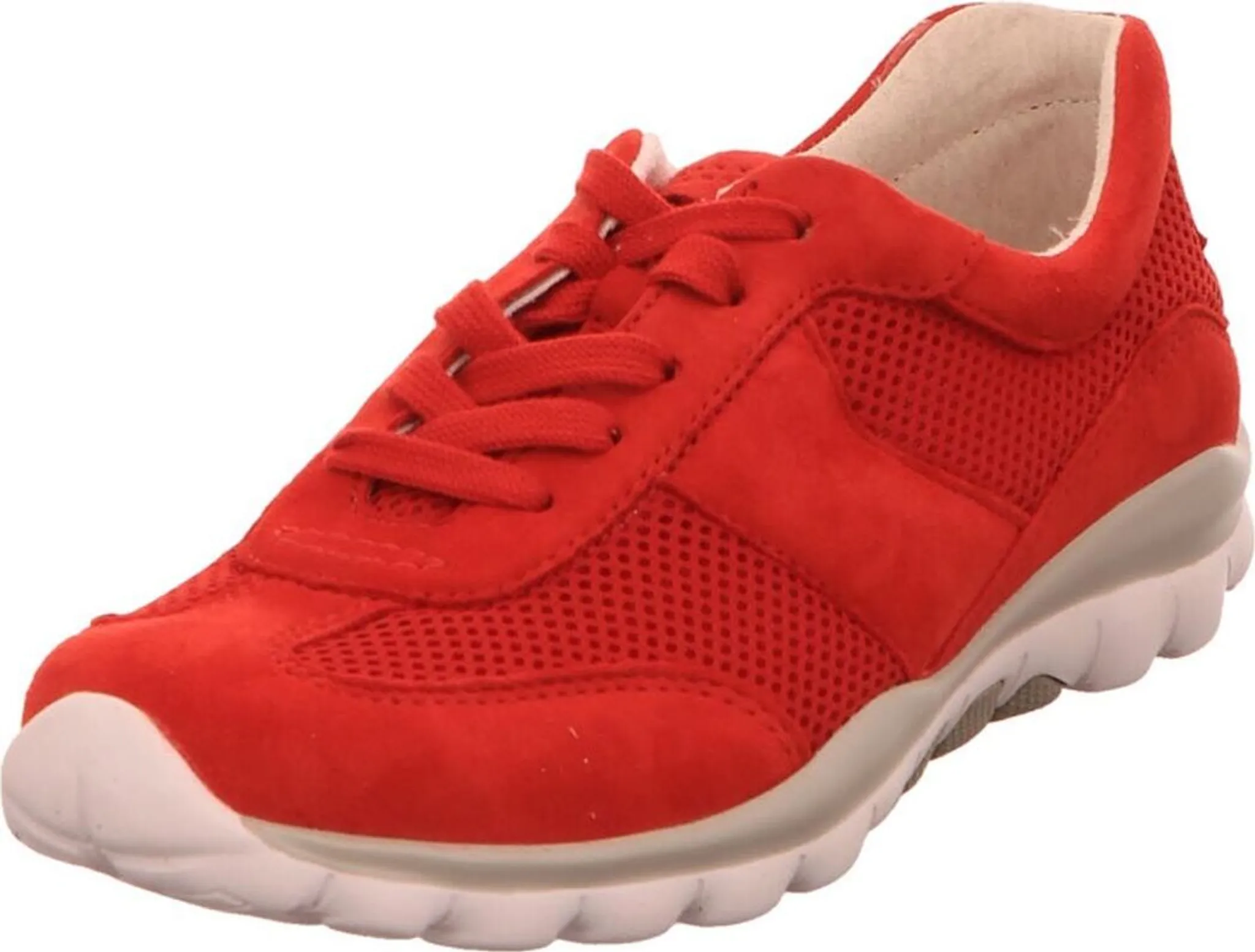Grosse Damenschuhe Rote Sneaker Von Gabor Gabor Sneaker In Rot Mit