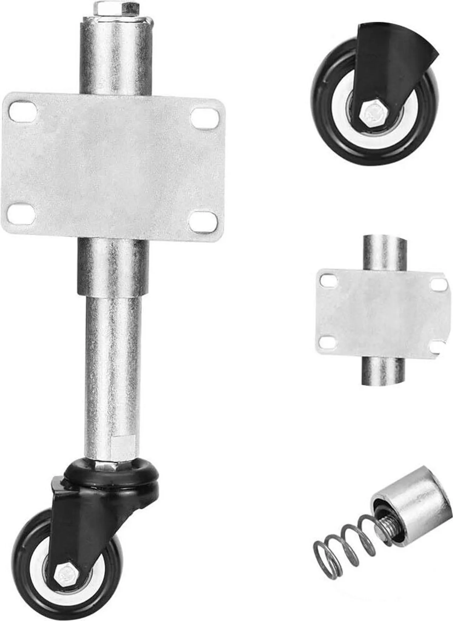 Rollentechnik Gefederte Torrolle Torlaufrolle Stützrad Federrolle Für