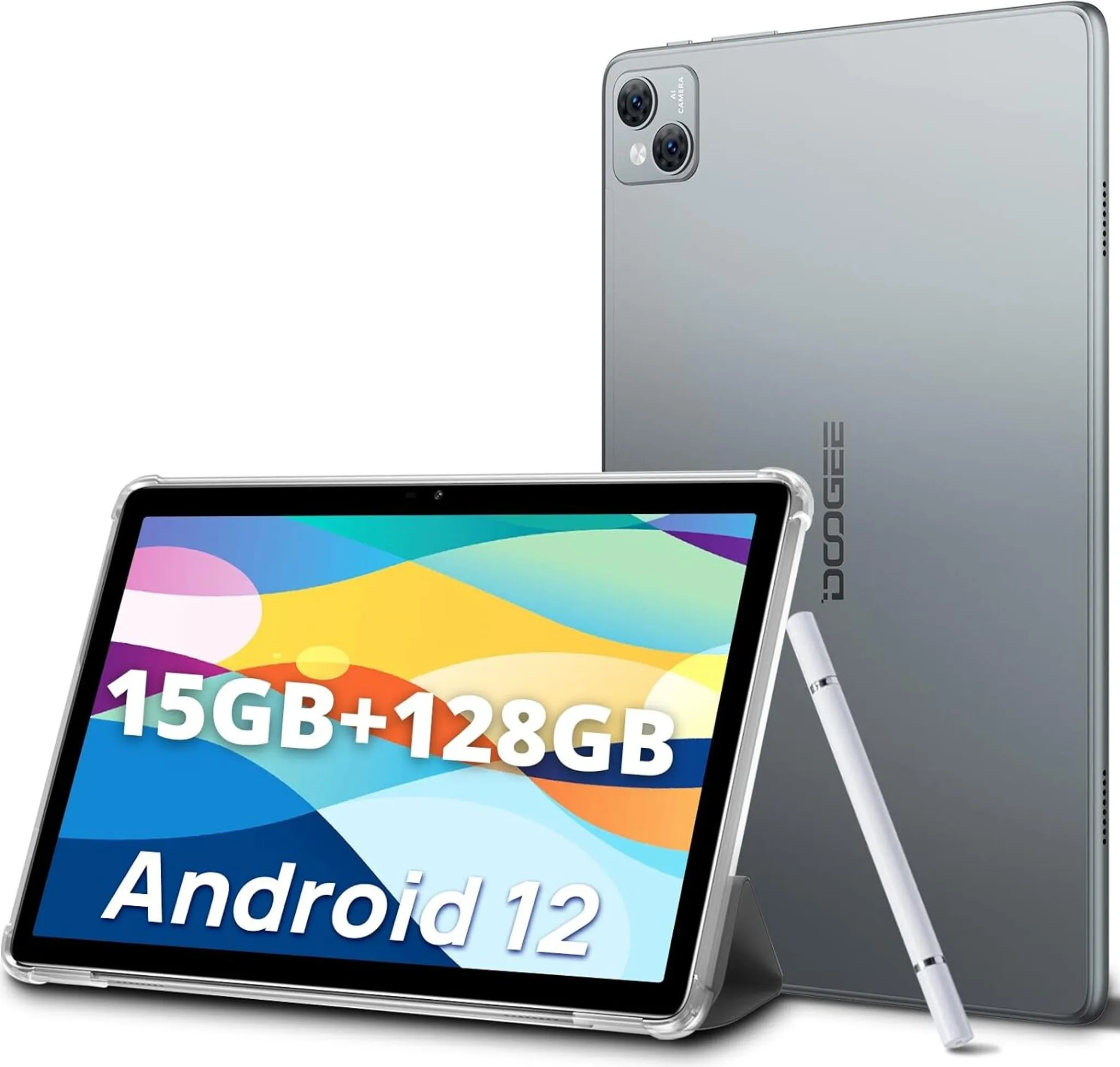 Tablet 11 Pollici Android 14 – 20GB RAM, 128GB ROM (Espandibile 1TB), 8000 MAh, Ricarica Rapida 18W, Widevine L1, Blu