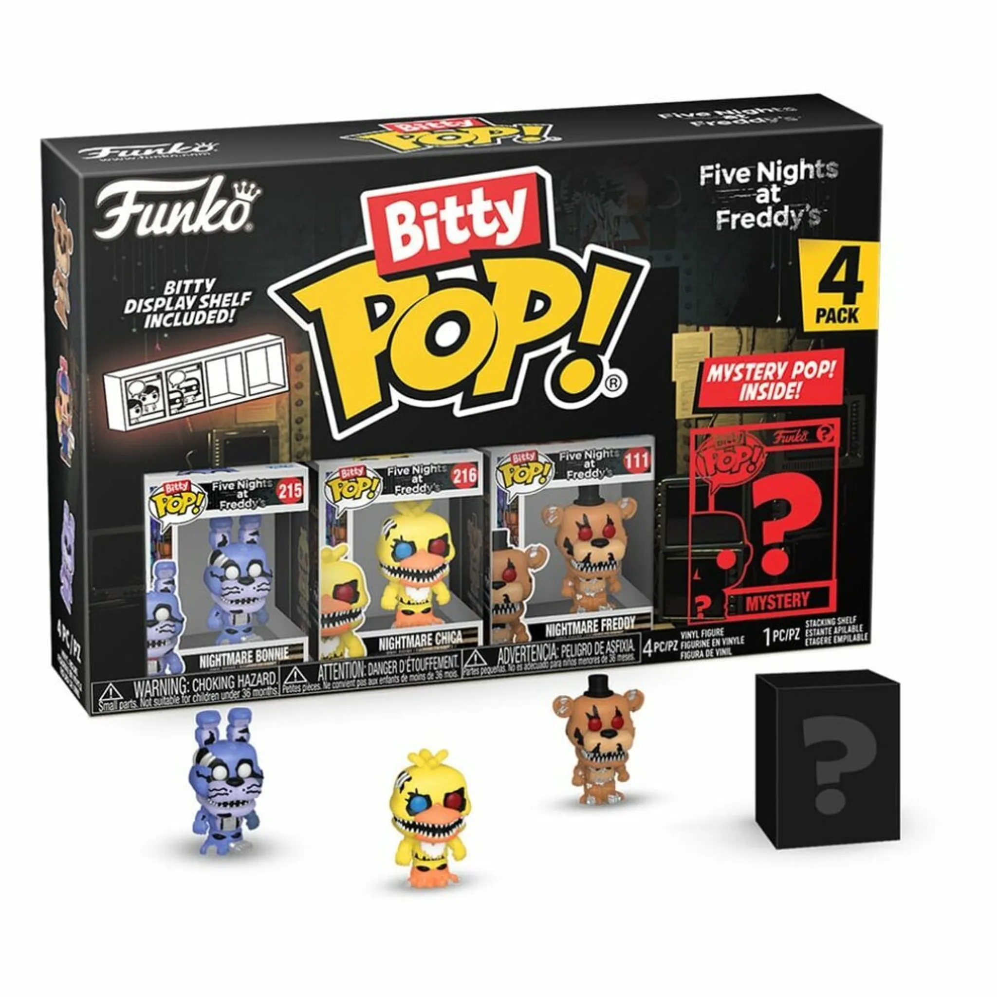 Funko Bitty POP: FNAF- Nightmare Bonnie 4PK