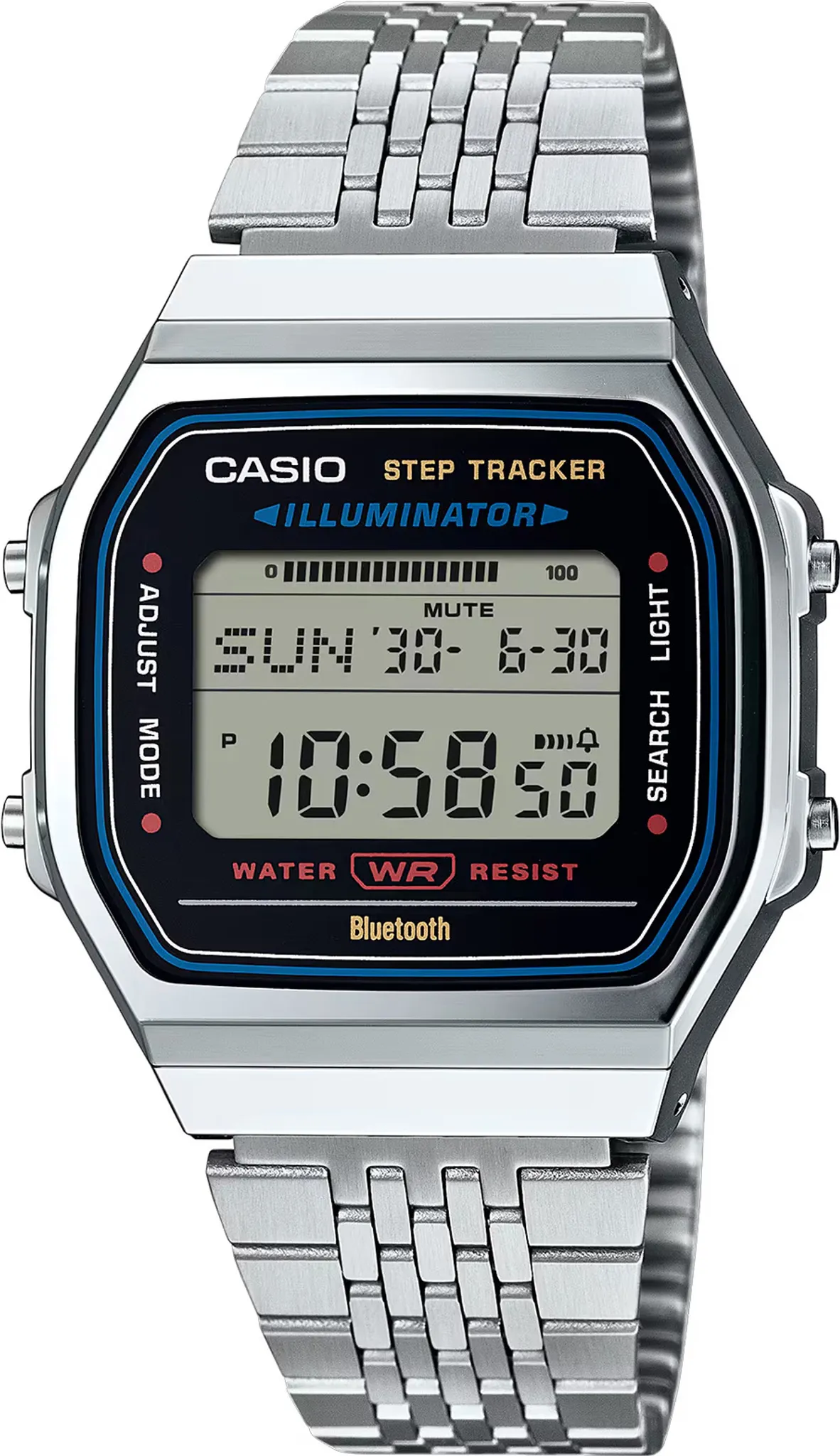 Alarm Chrono Casio Digitaluhr Stellen Casio Alarm Chrono Uhrzeit