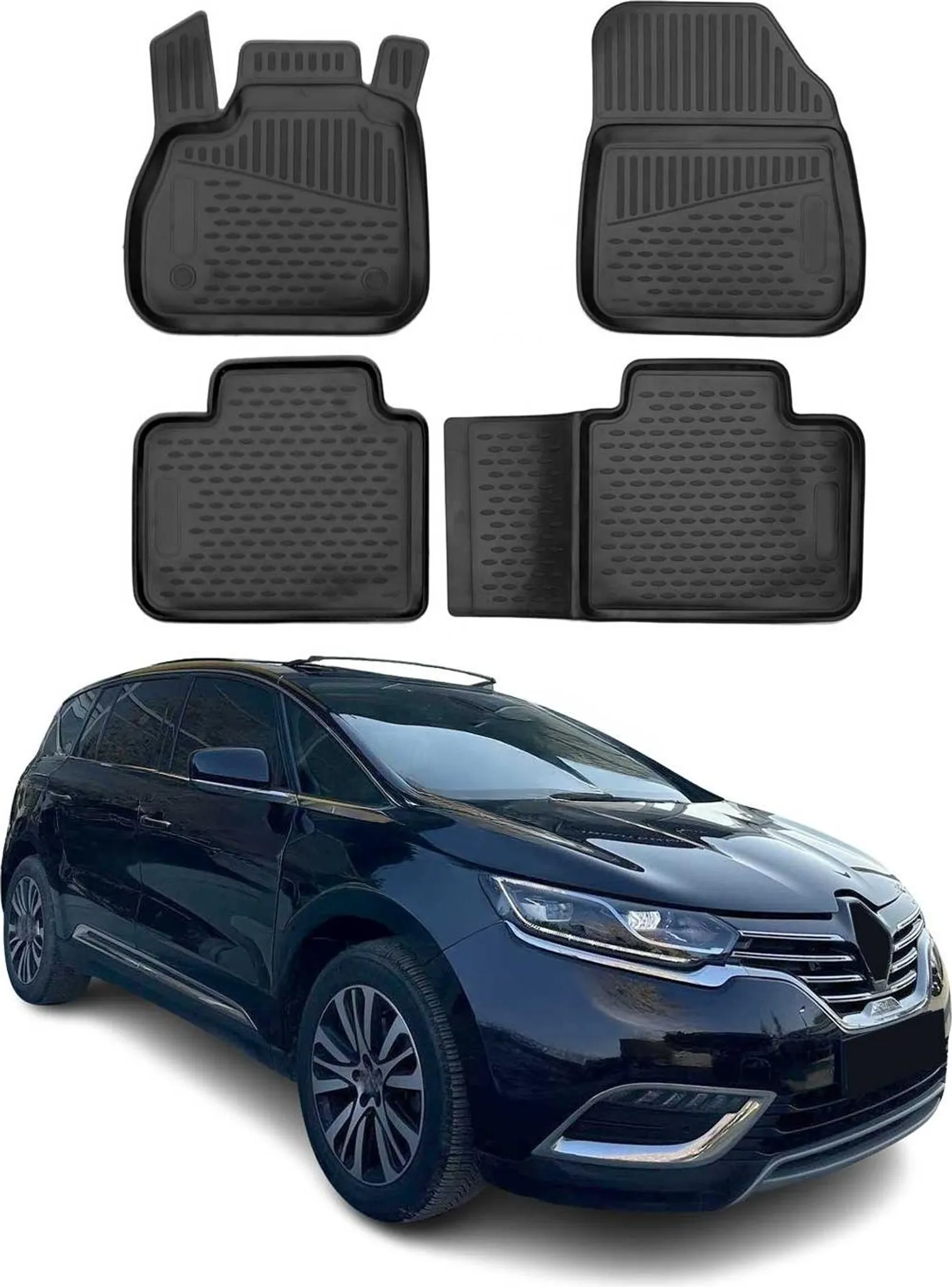 Tappetini in gomma FROGUM 3D407268 per NISSAN QASHQAI I (J10 Tappetini in gomma FROGUM 3D407268 per NISSAN QASHQAI I (J10