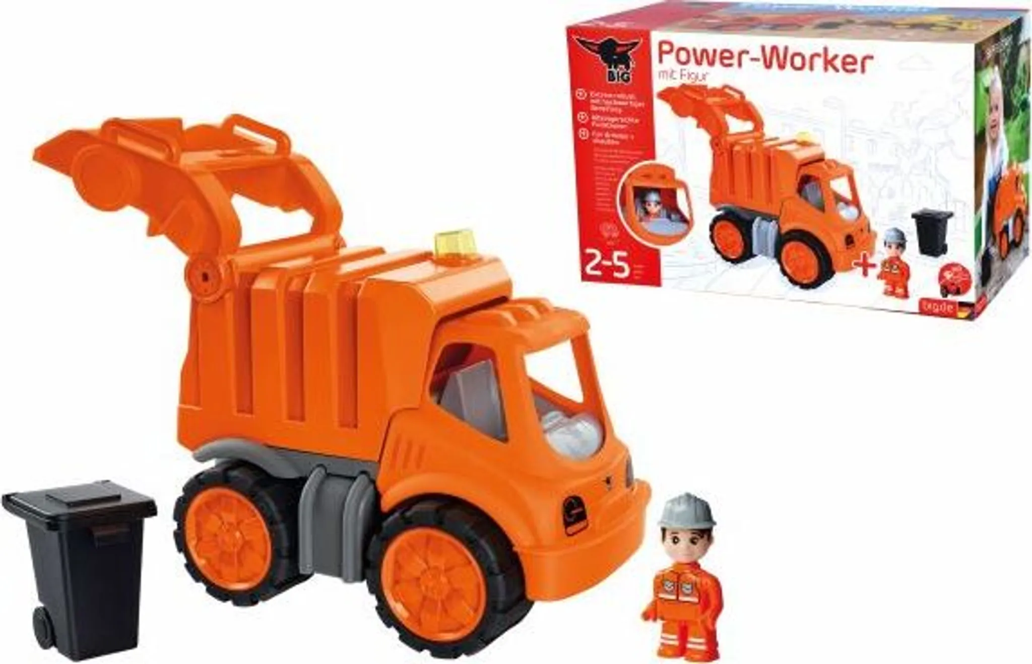 PolyM Baustellenfahrzeuge Set – über 300.000 Teile, Weiche Bausteine, Made In Germany, Fördert Kreativität