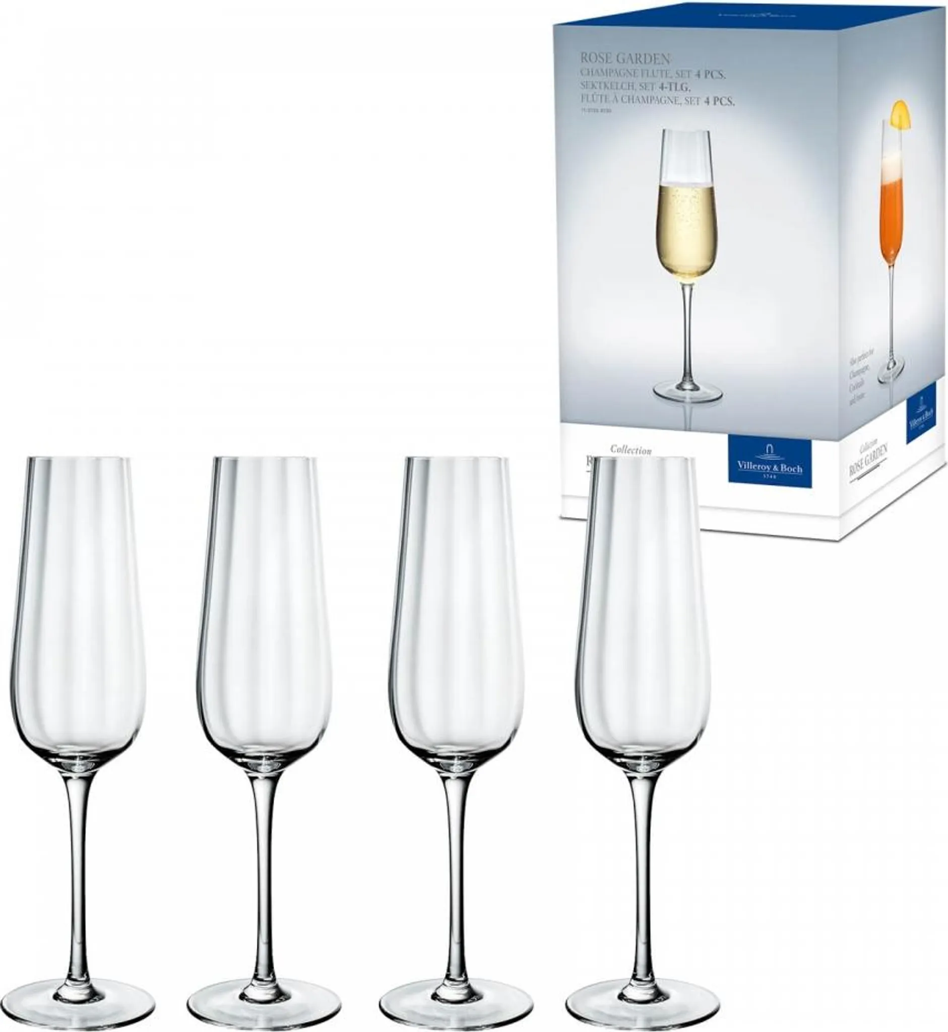 Flûte à champagne, set 2 pcs boston Couleur transparent Villeroy & Boch