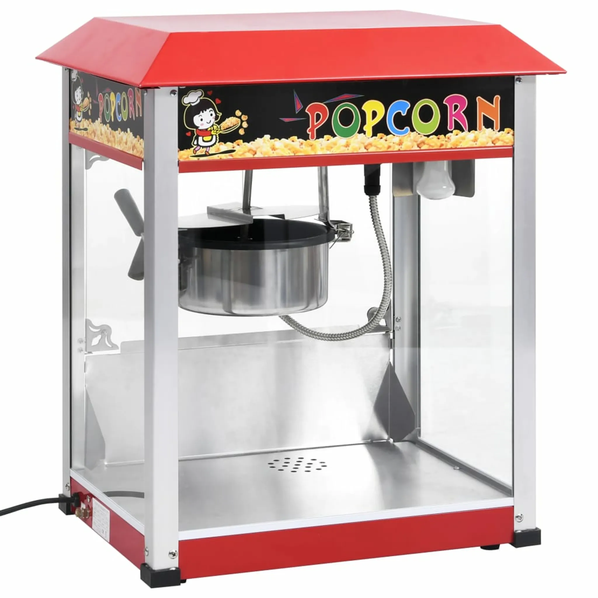 mit 1400 Teflon-Kochtopf W Popcornmaschine