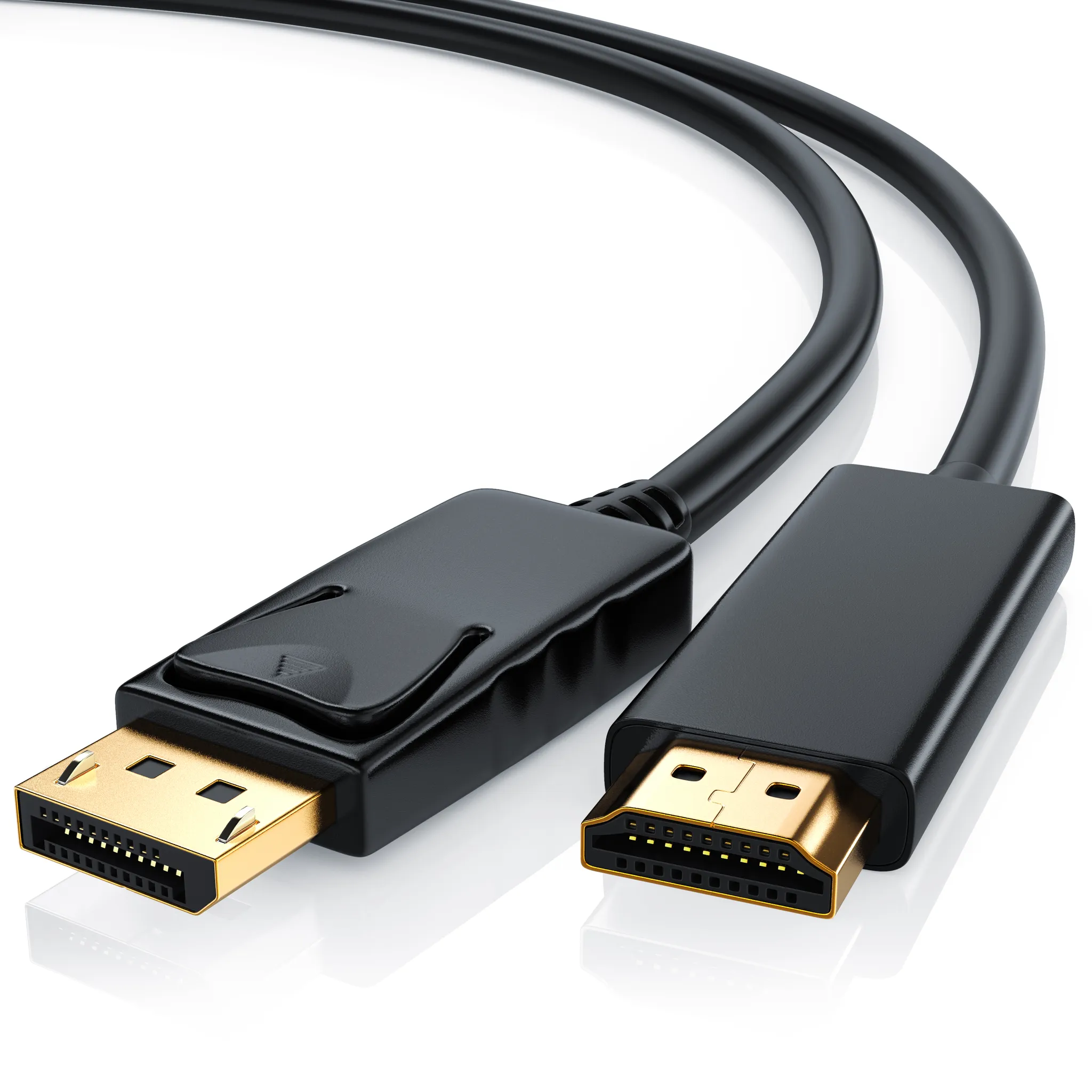 CSL Computer  HDMI 2.0 Kabel, 3 m, schwarz/blau