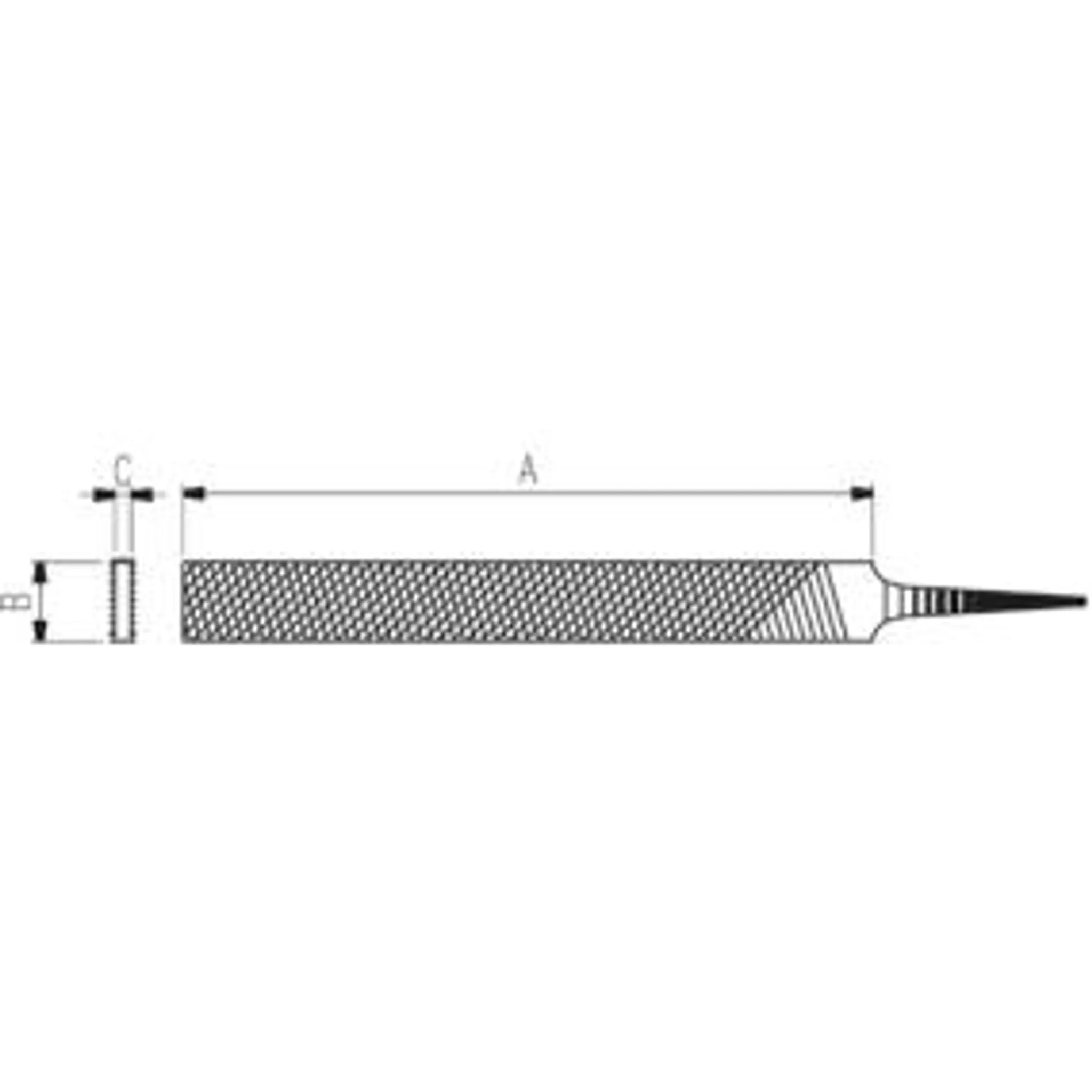 KOTARBAU® Werkstattfeile Flach Länge: 300 Mm Hieb 2 (Mittel) Handfeile Flachfeile Metallfeile Für Metallverarbeitung