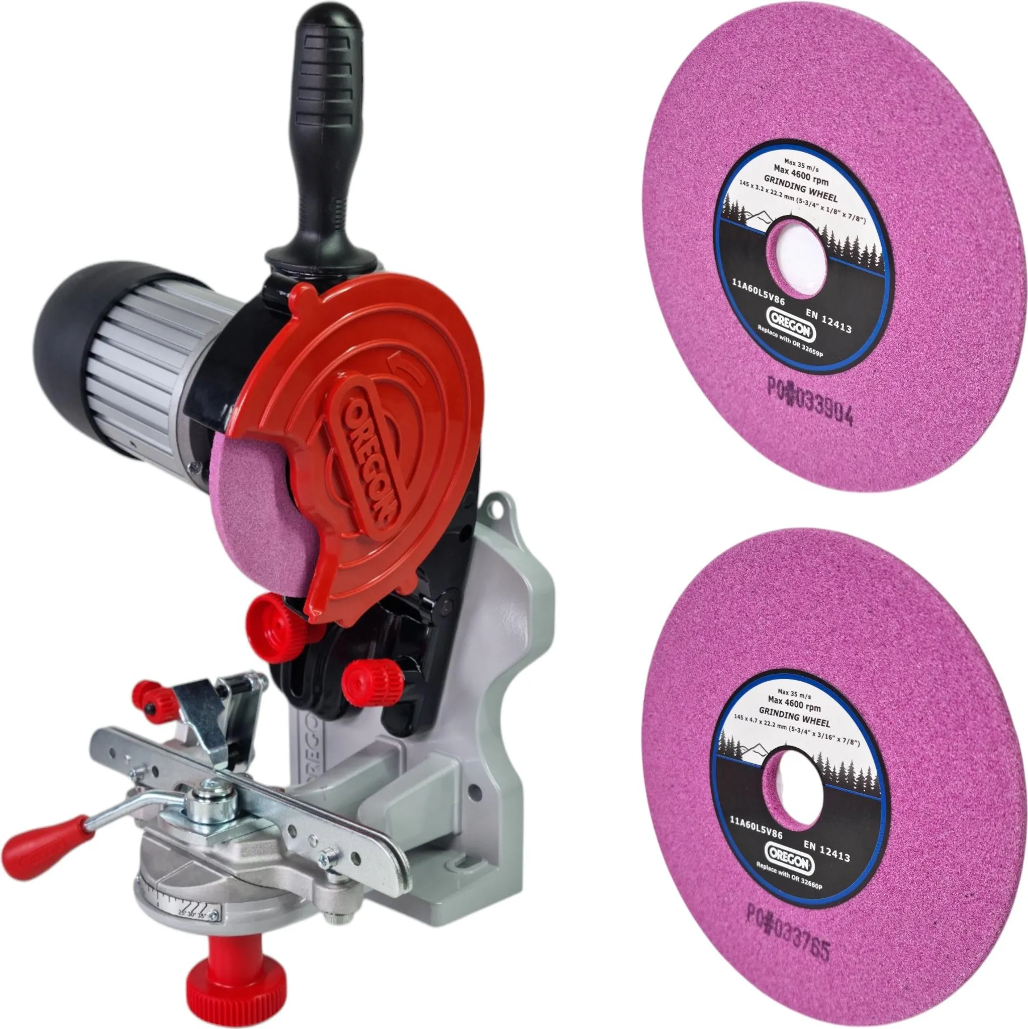 Produktbild von Schleifscheibe 145x3 Mm Für Kettenschärfer – Loch 22 Mm, Kompatibel Mit Oregon, Efco, A.M.A., Für Jolly & Super Jolly