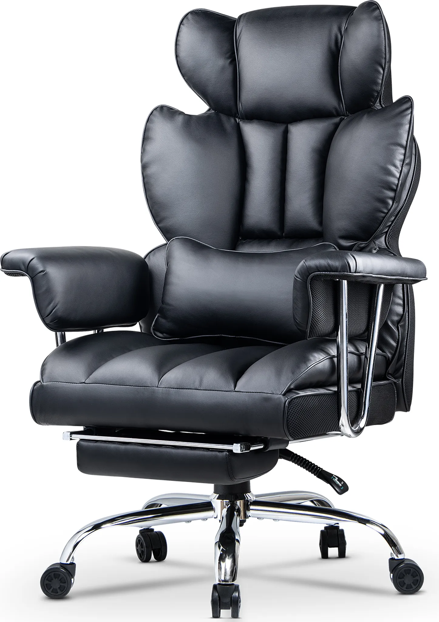 HOMCOM Sedia da Gaming Ergonomica con Orecchie da Gatto, Poggiapiedi, Supporto Lombare e Cervicale, Rosa | Leroy Merlin