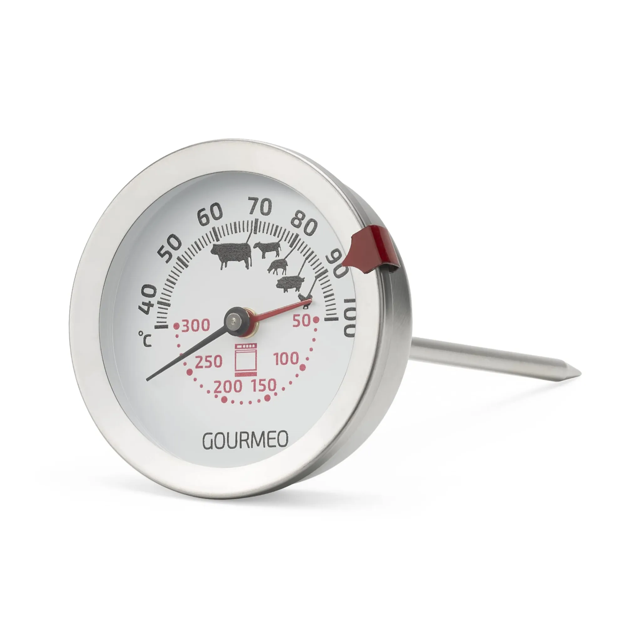 Thermometer BBQ Grill Fleisch Fleischthermometer Backofenthermometer analog  