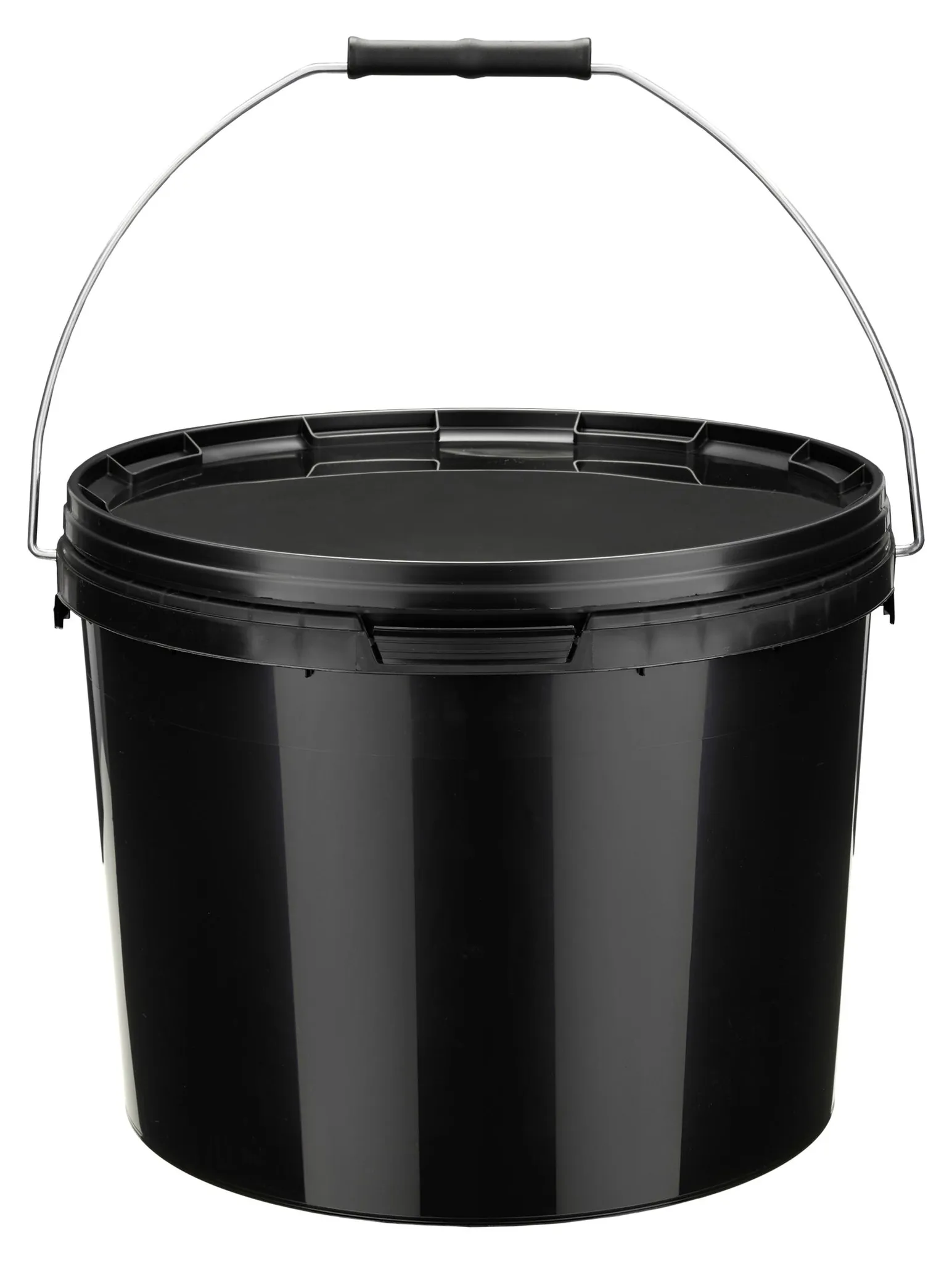 Eimer Mit Deckel 30l 10 X Eimer Mit Deckel – 30 Liter Schwarz – Aufbewahrung Lebensmittelecht – Leereimer Von MARMOS-PLAST
