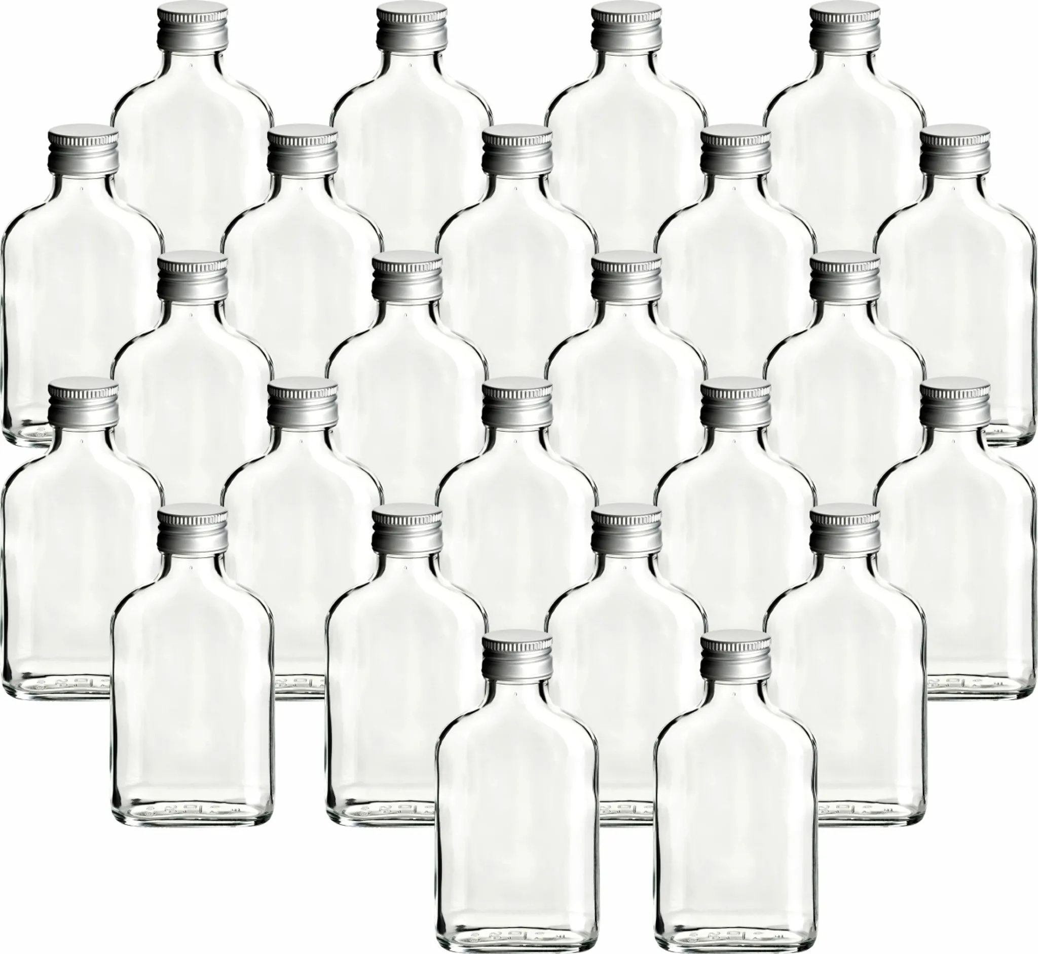 set di 6 bottiglie di succo da 1000 ml con tappo a vite
