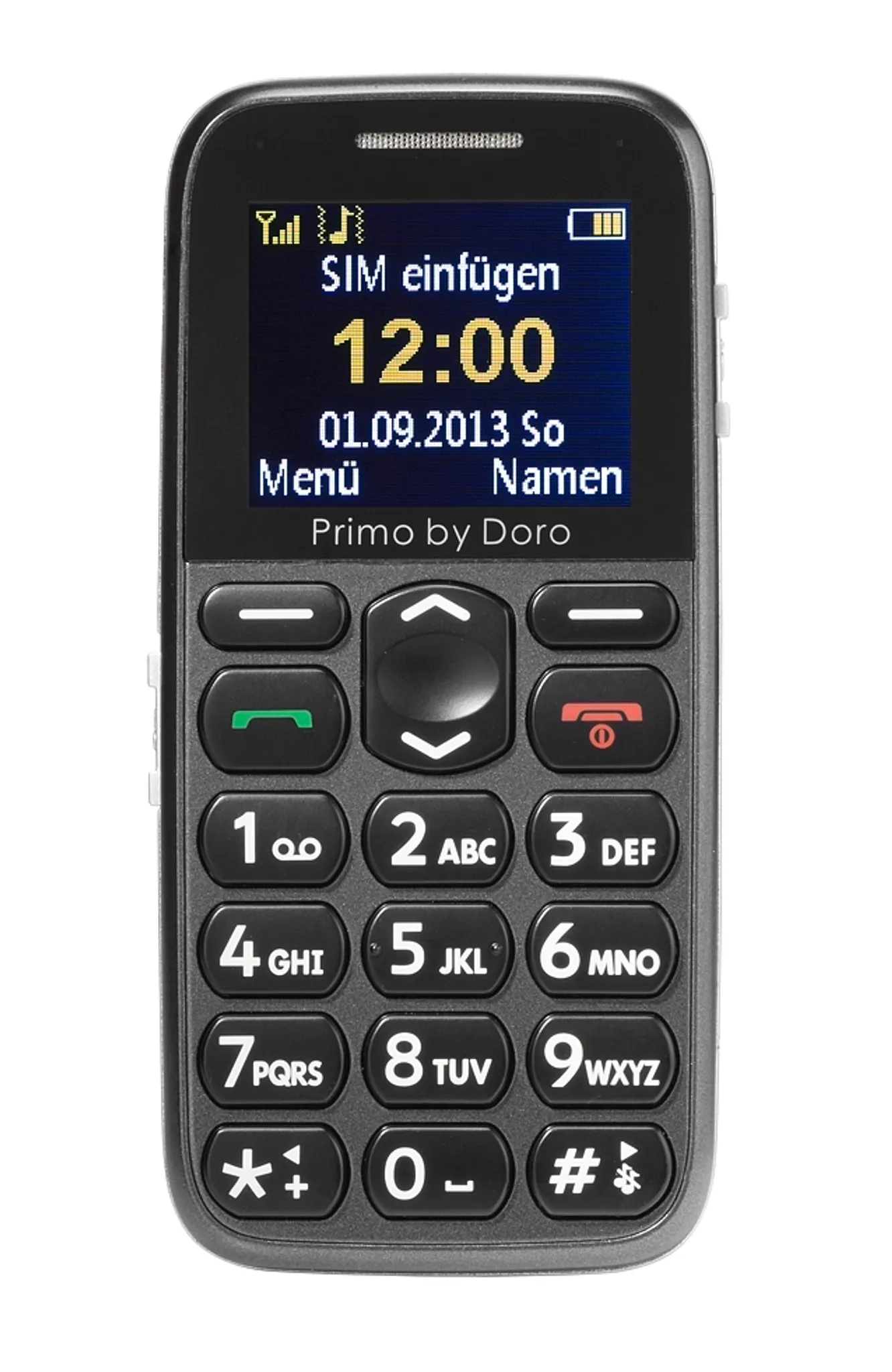 GSM - telefon šedý mobilní telefon Candybar