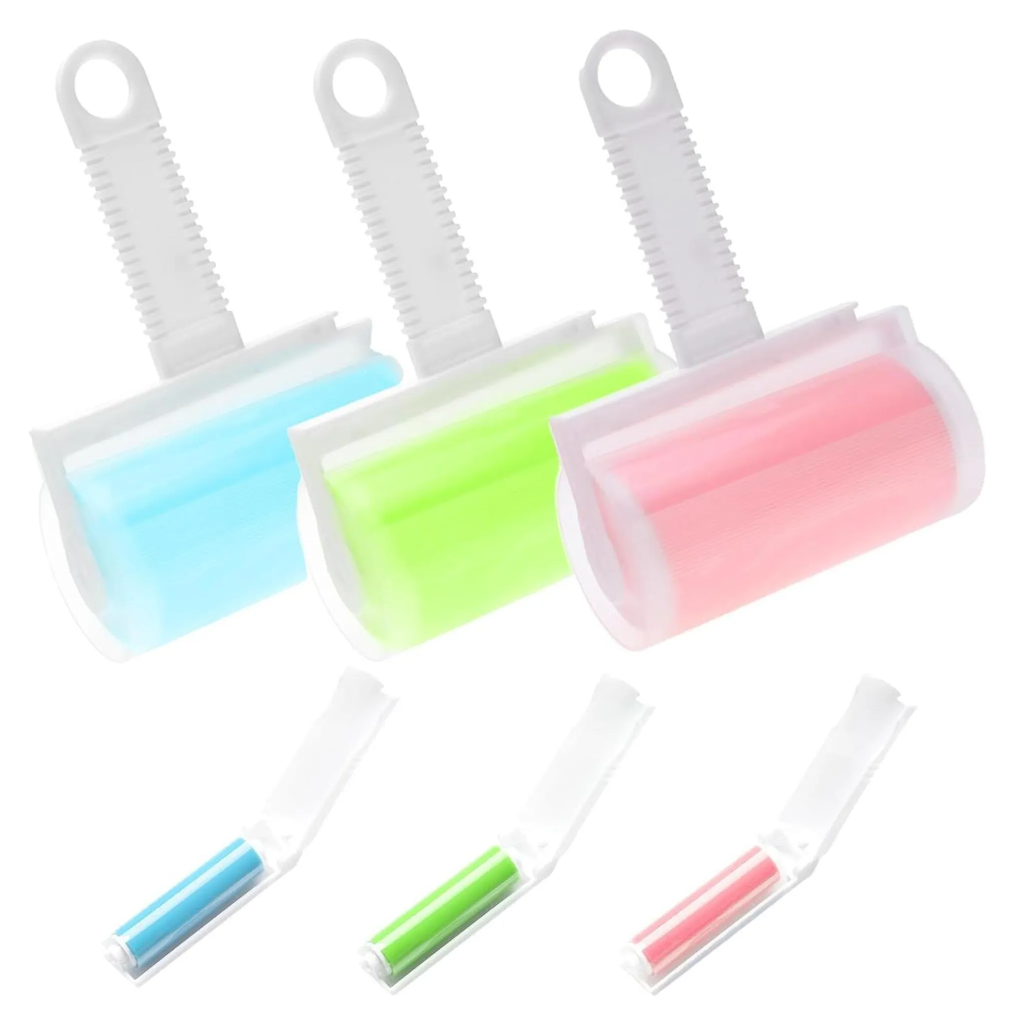 Faltbare Fusselbürste 4er Set – Elektrostatisch, 9,6 Cm Klein & Tragbar Für Kleidung, Couch & Tierhaare | Wiederverwendbar