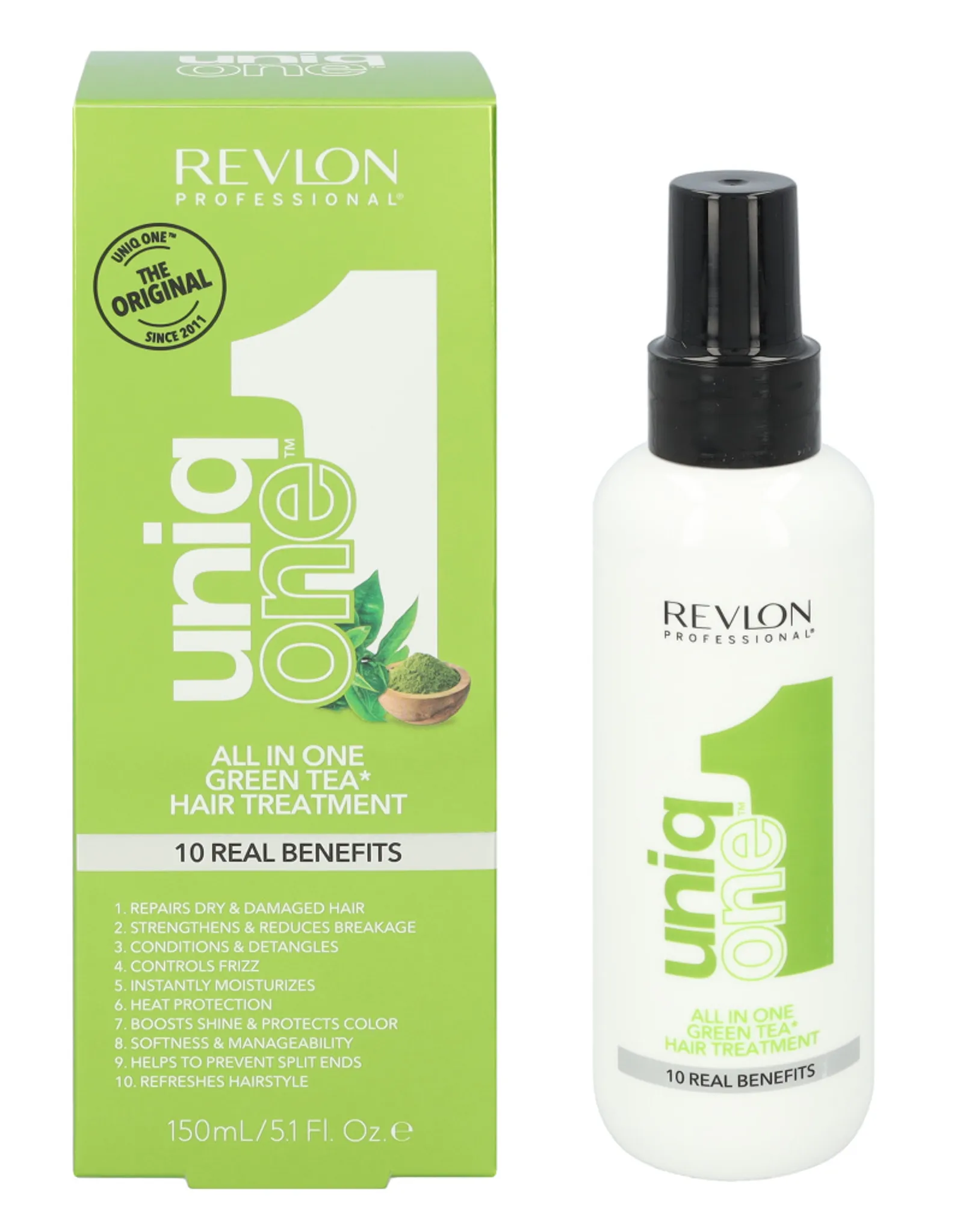 Tea One Green Treatment Revlon Hair Uniq 150