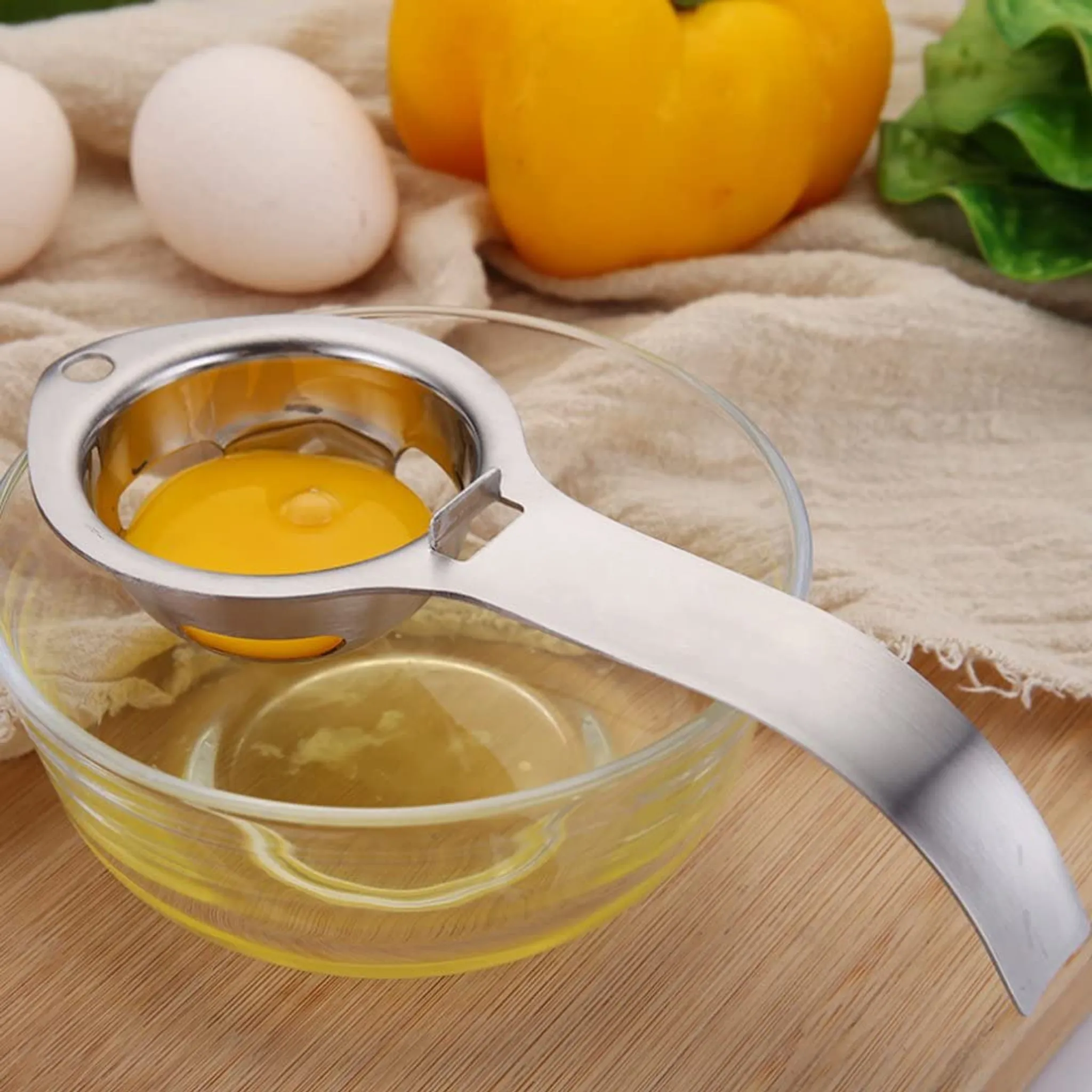 Küchen zubehör Küchen-Gadget Eier abscheider Eigelb Filter Eier