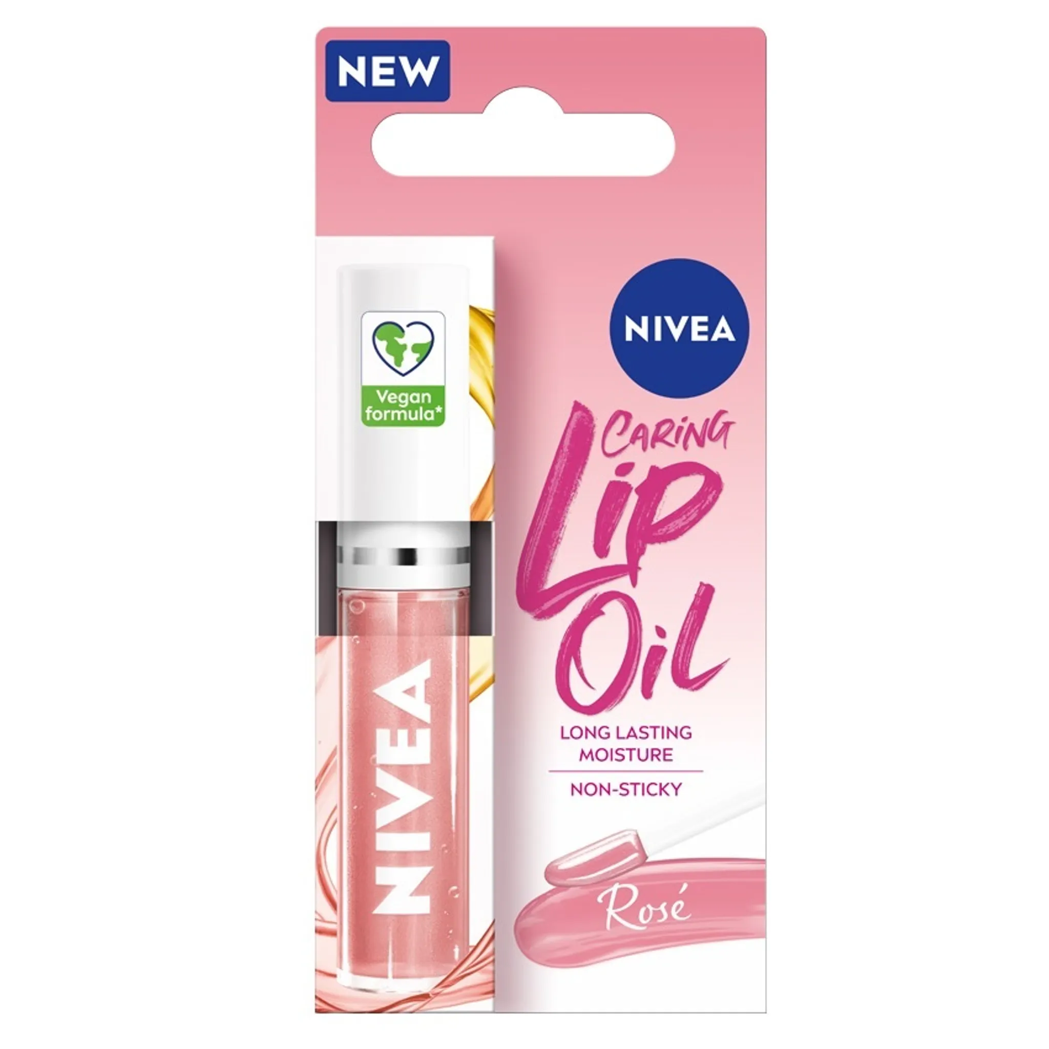 Nivea Pflegendes Lippenöl mit Rosenduft,