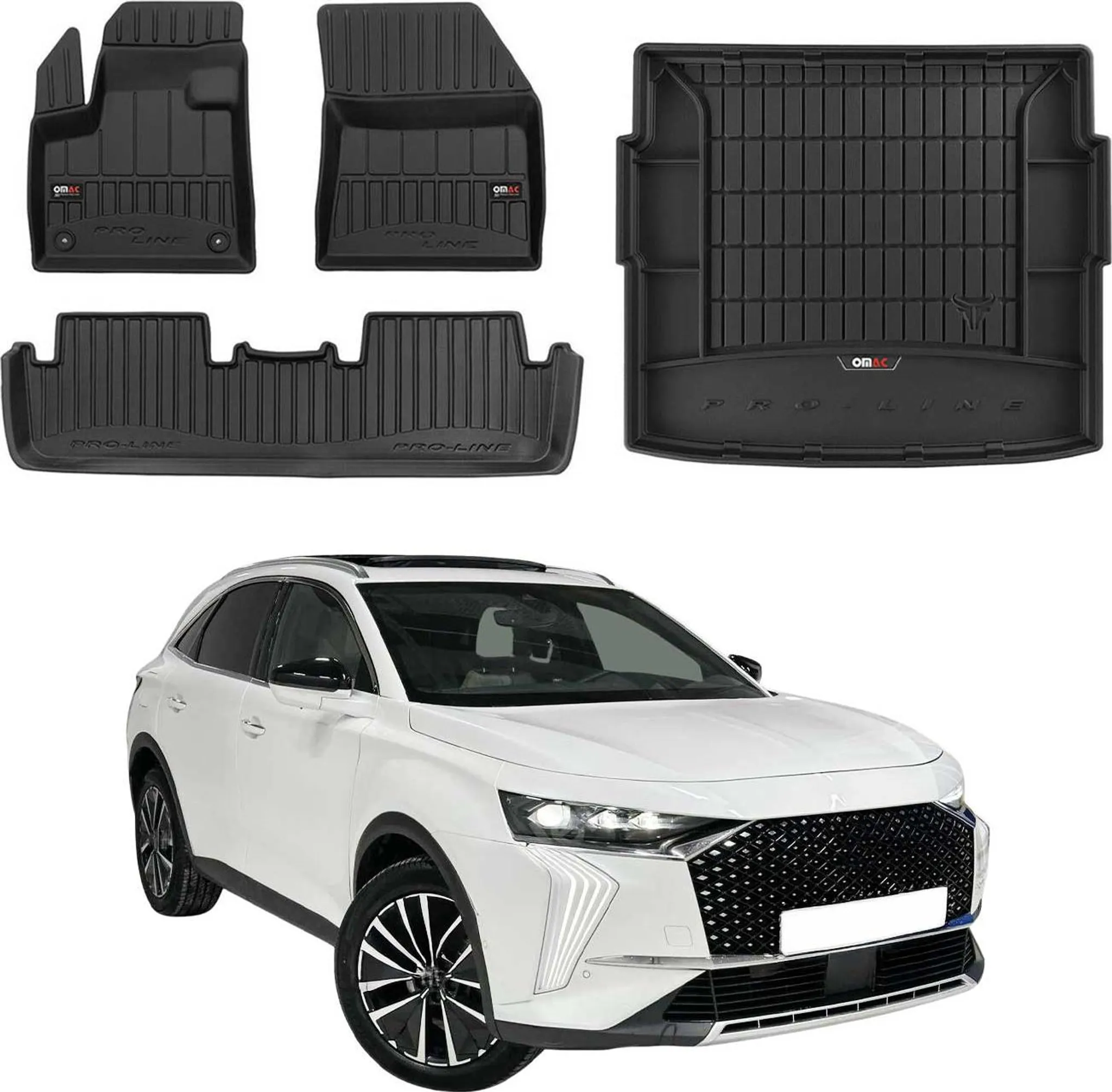 Tappetini Auto TPE OMAC Per Citroën C3 Picasso 2009-2016 - 3D