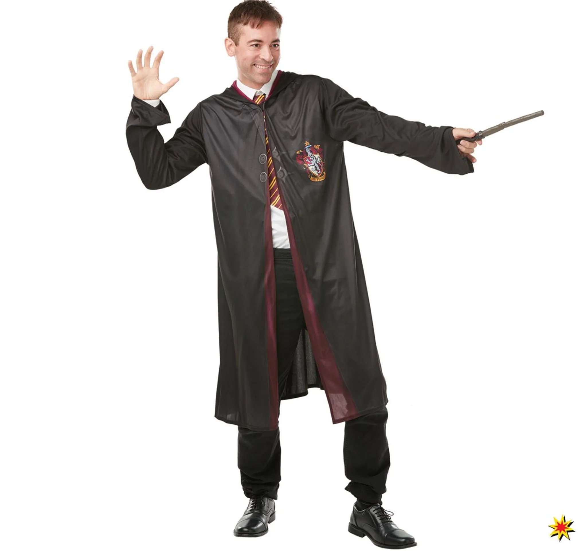 NEU Zauberstab von Harry Potter, inkl. Gryffindor-Abzeichen mit