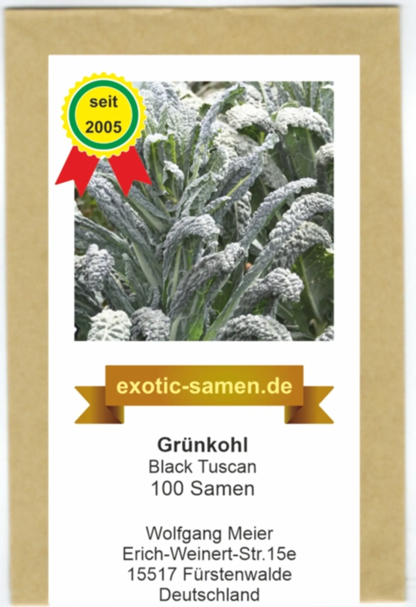 Palmkohl Nero Di Toscana Samen - Ca. 150 Stück, Zierkohl Mit Palmenartigem Wuchs