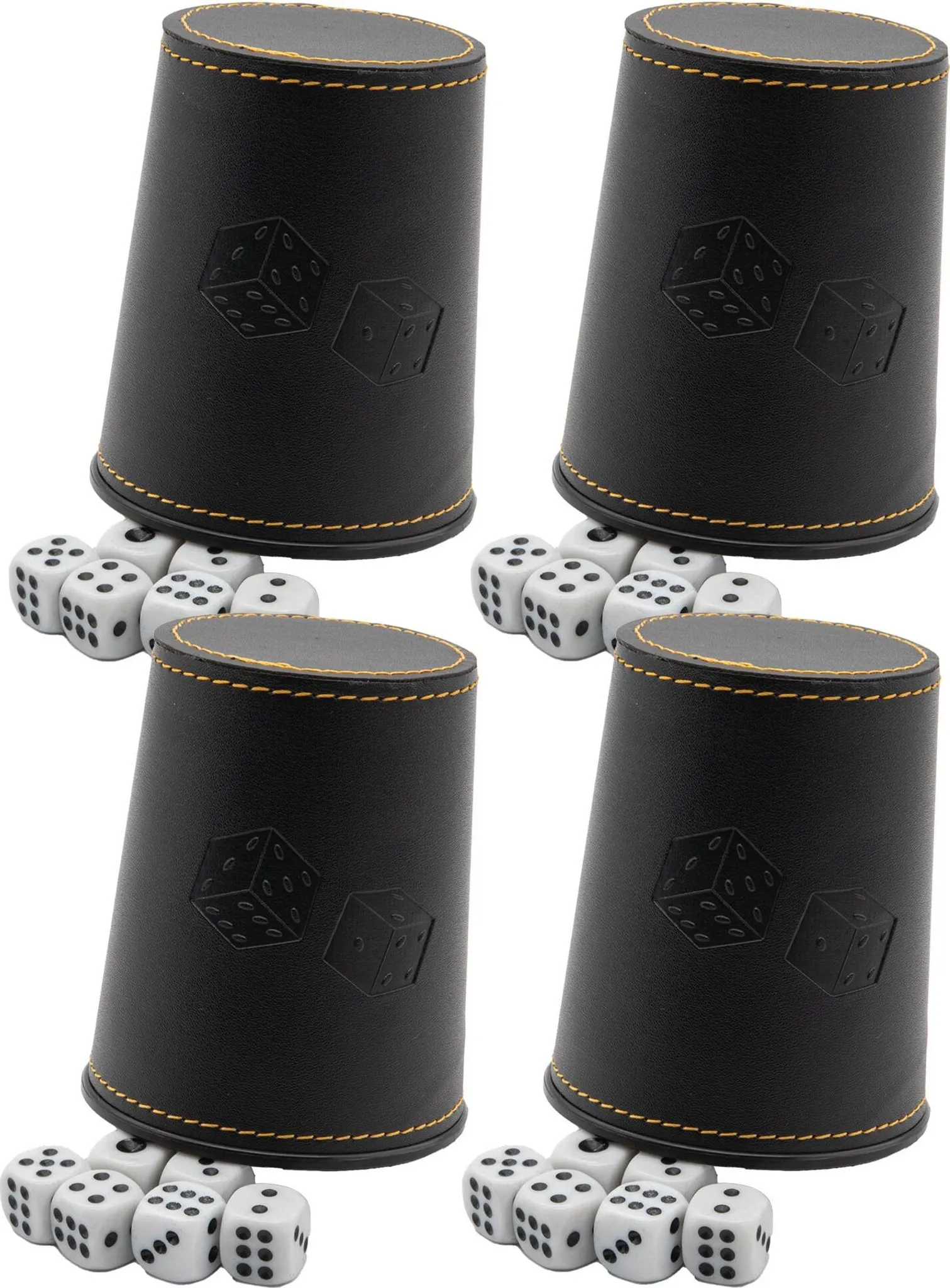Knobelbecher Leder 6x Würfelbecher Leder Set Mit 3 Produktbild-Vorschau 7