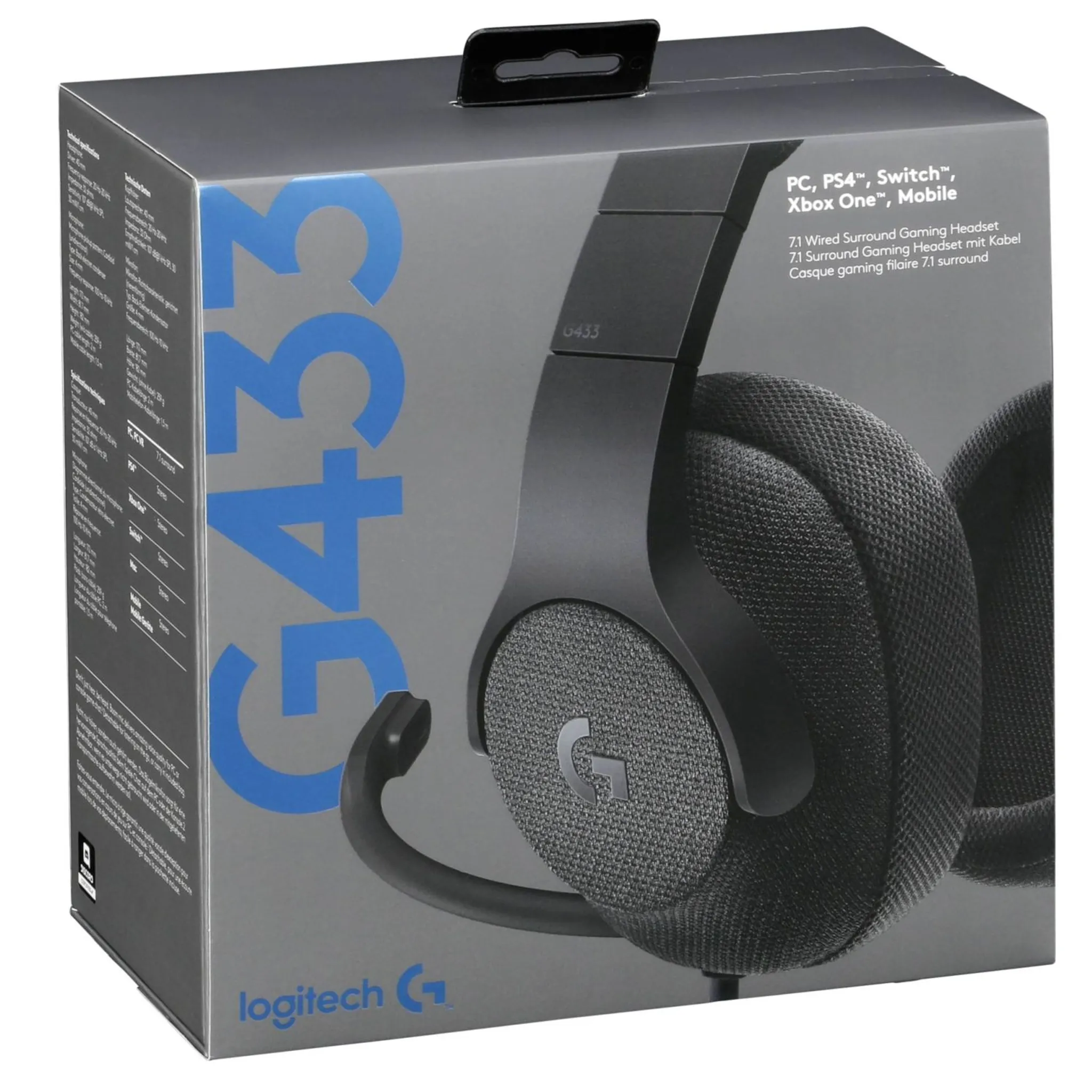 Logitech G433 7.1 Surround Gaming Headset mit