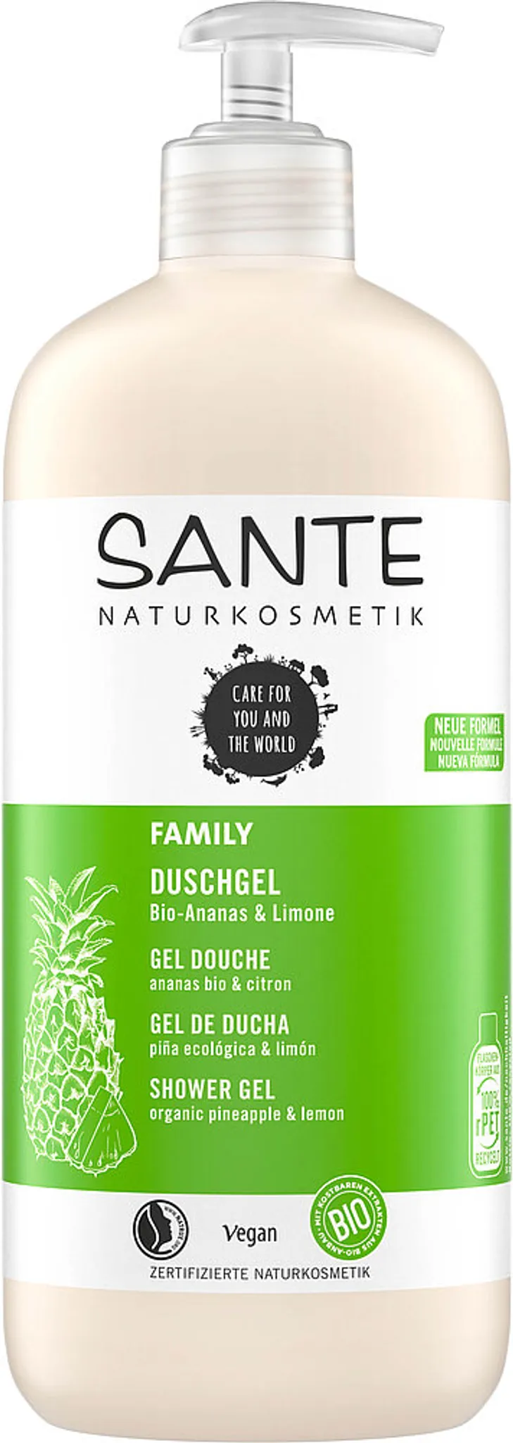 SANTE Family Duschgel | 500ml | Bio-Ananas &