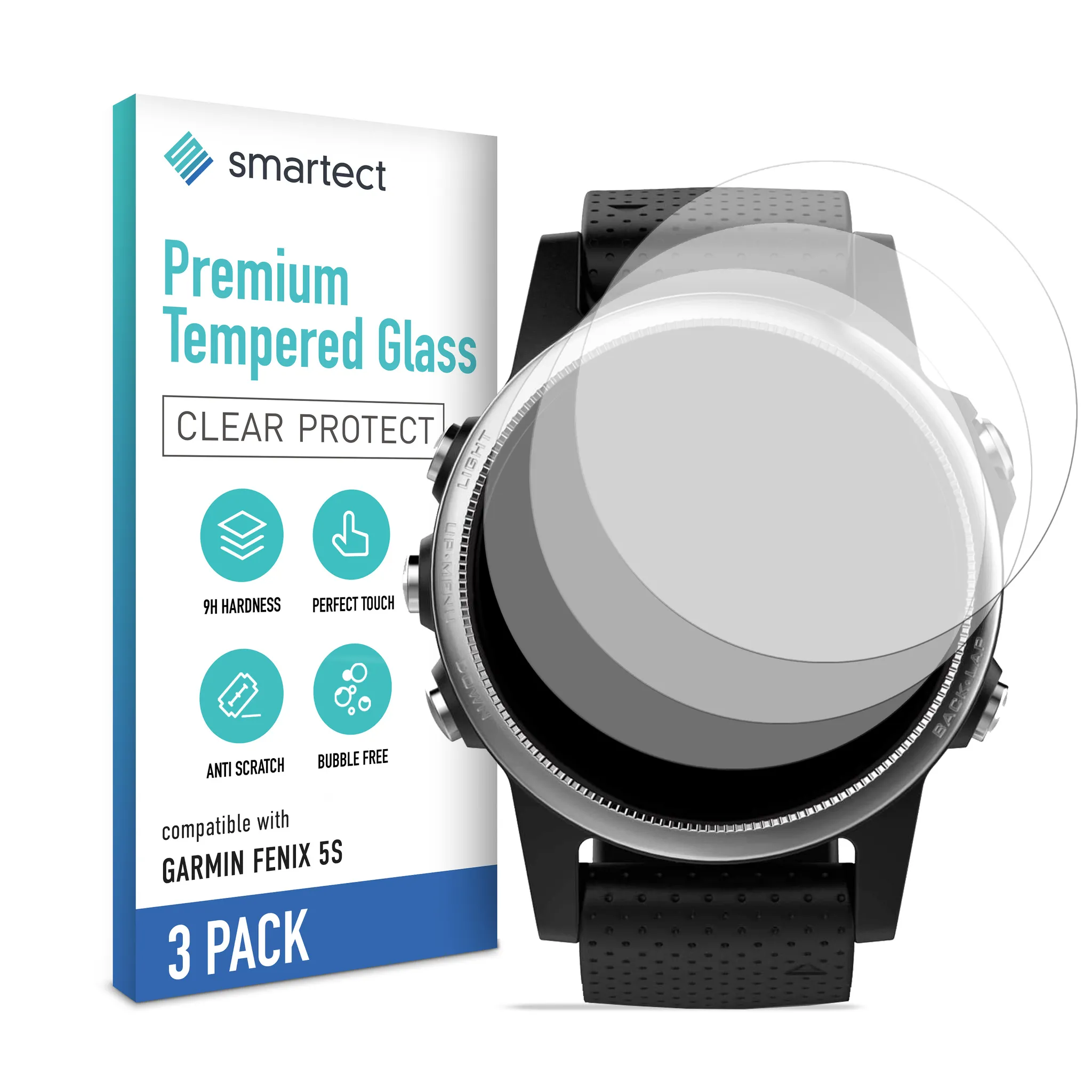 Gehärtetes Glas PanzerGlass Screen Protection für Garmin Venu 2 / Venu