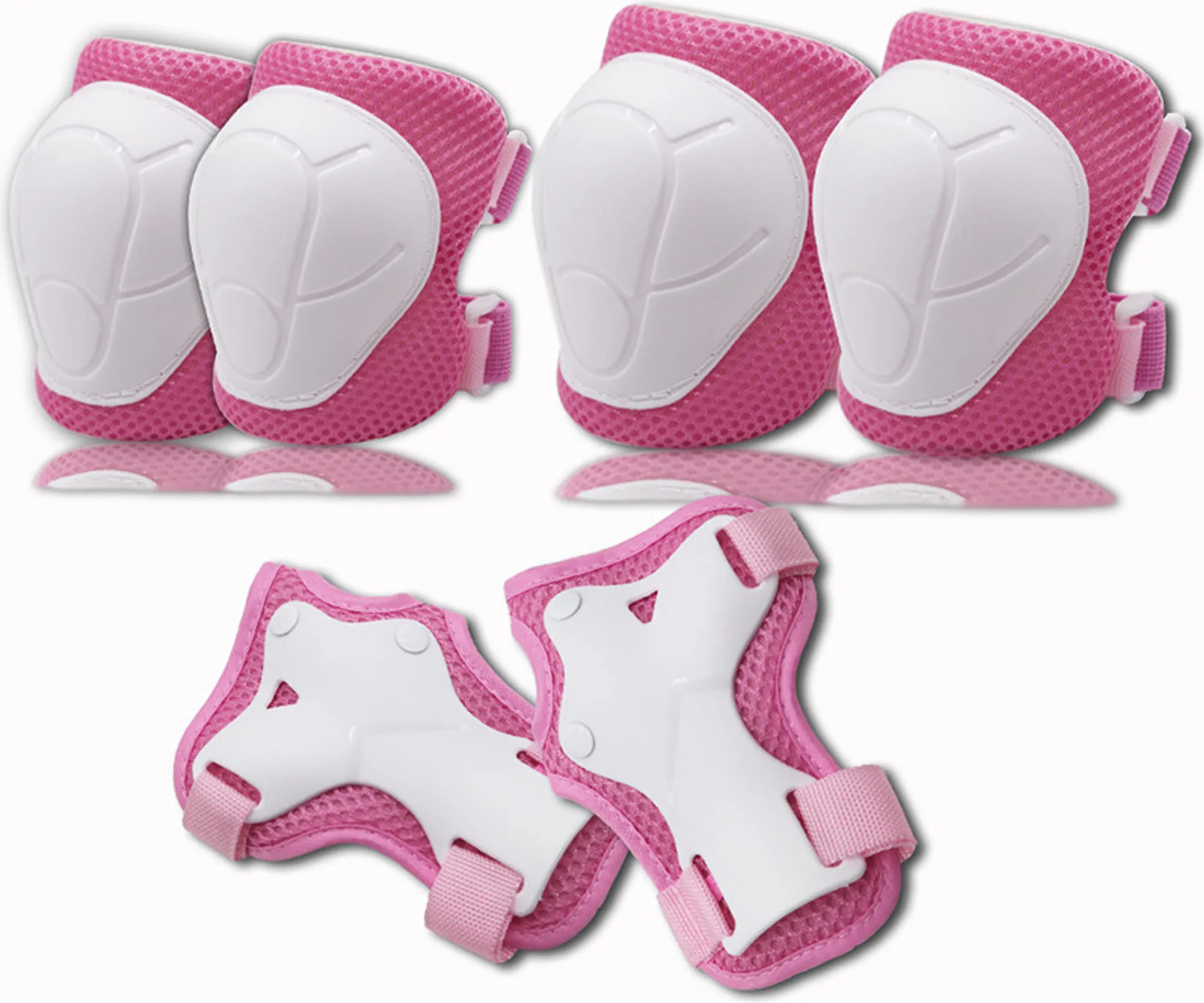 Kit De Protection 6-en-1 Pour Enfants – Genouillères, Coudières Et Protège-poignets Réglables, Adapté Au Roller, Skateboard, Vélo Et Trottinette