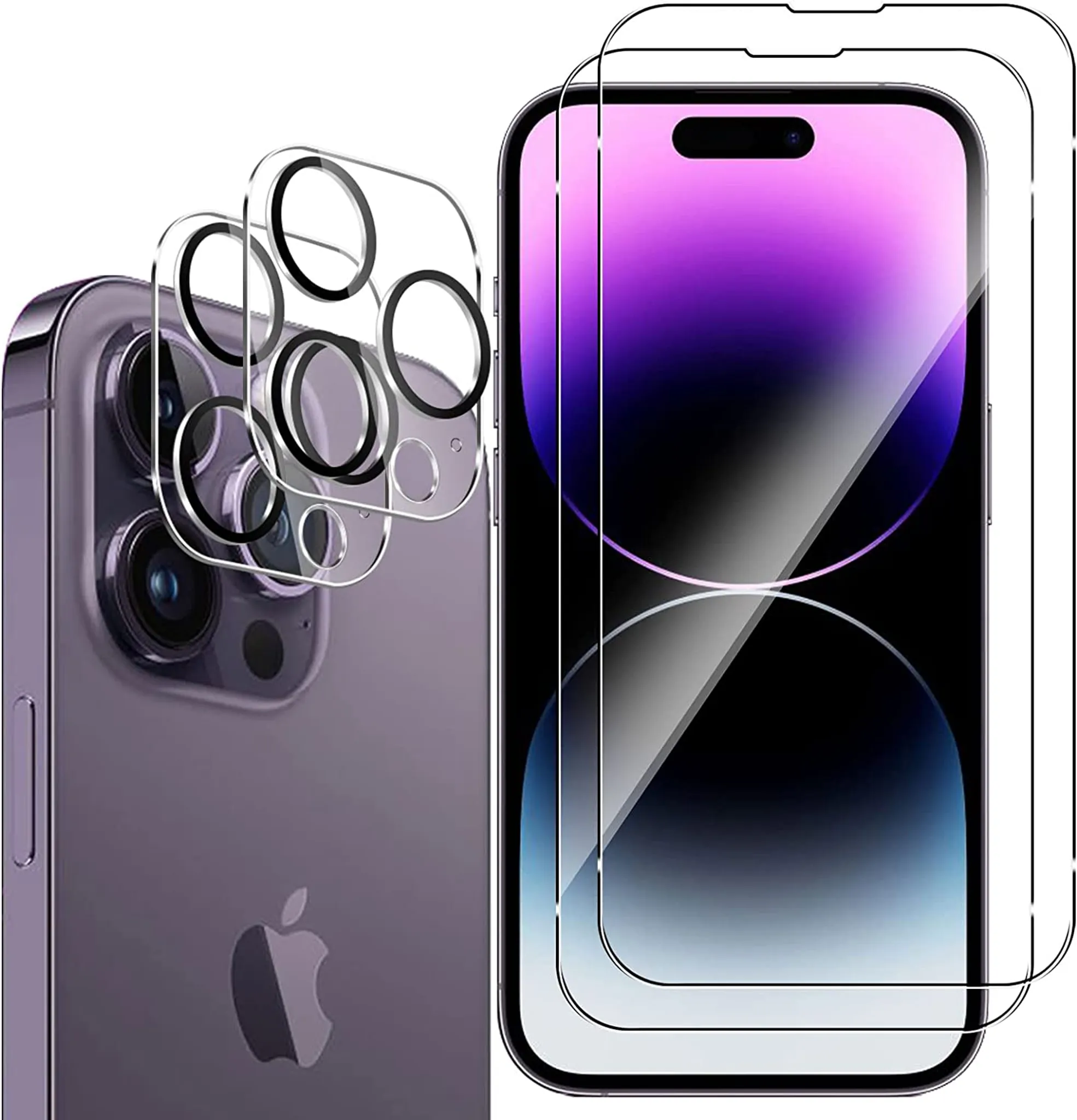 MSM Handyhülle Hülle für Apple iPhone 15 / Pro / Max / Plus Silikon Schutz  Case Klar