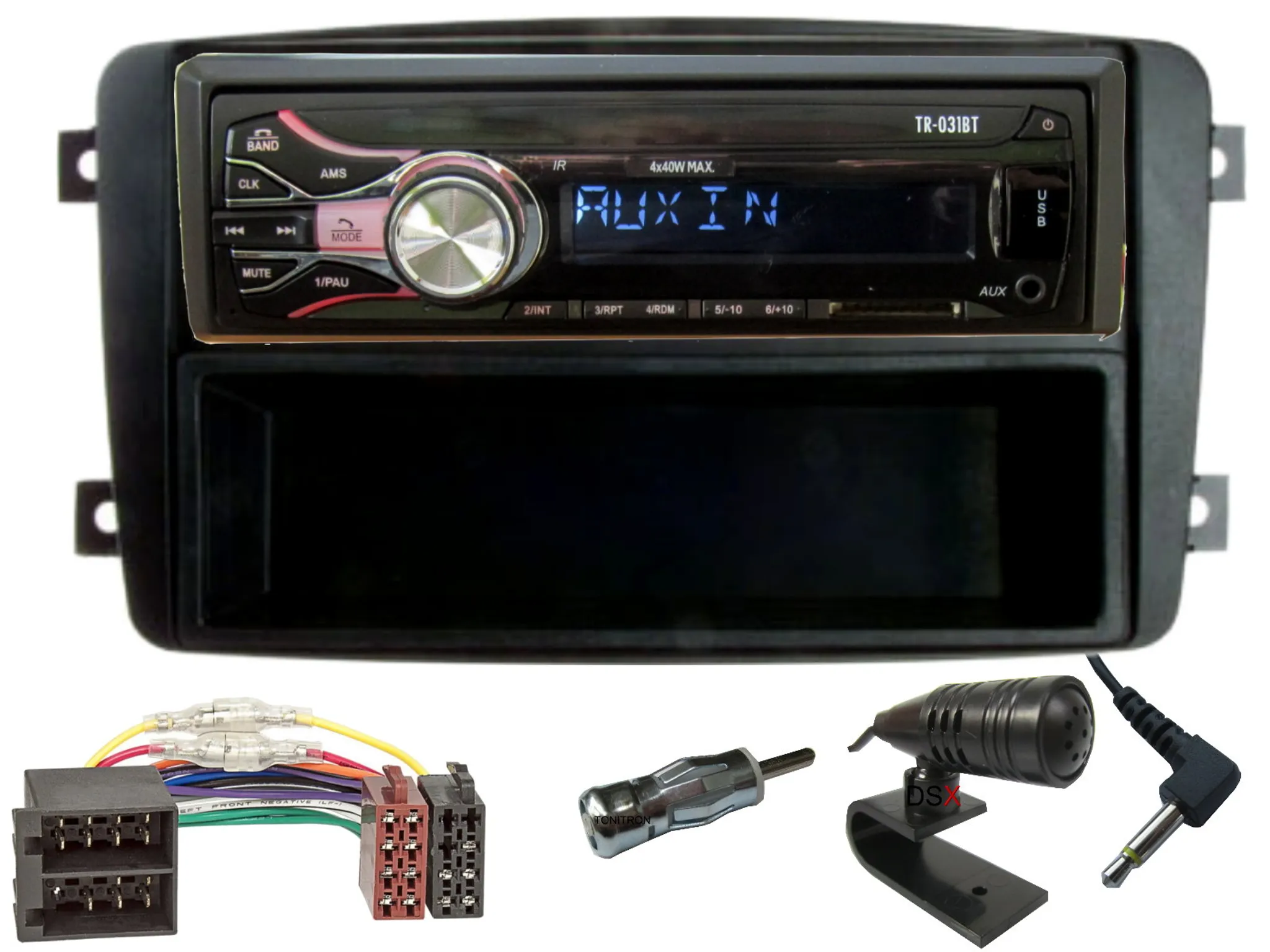 Bluetooth USB Aux In SD Karten Radio für