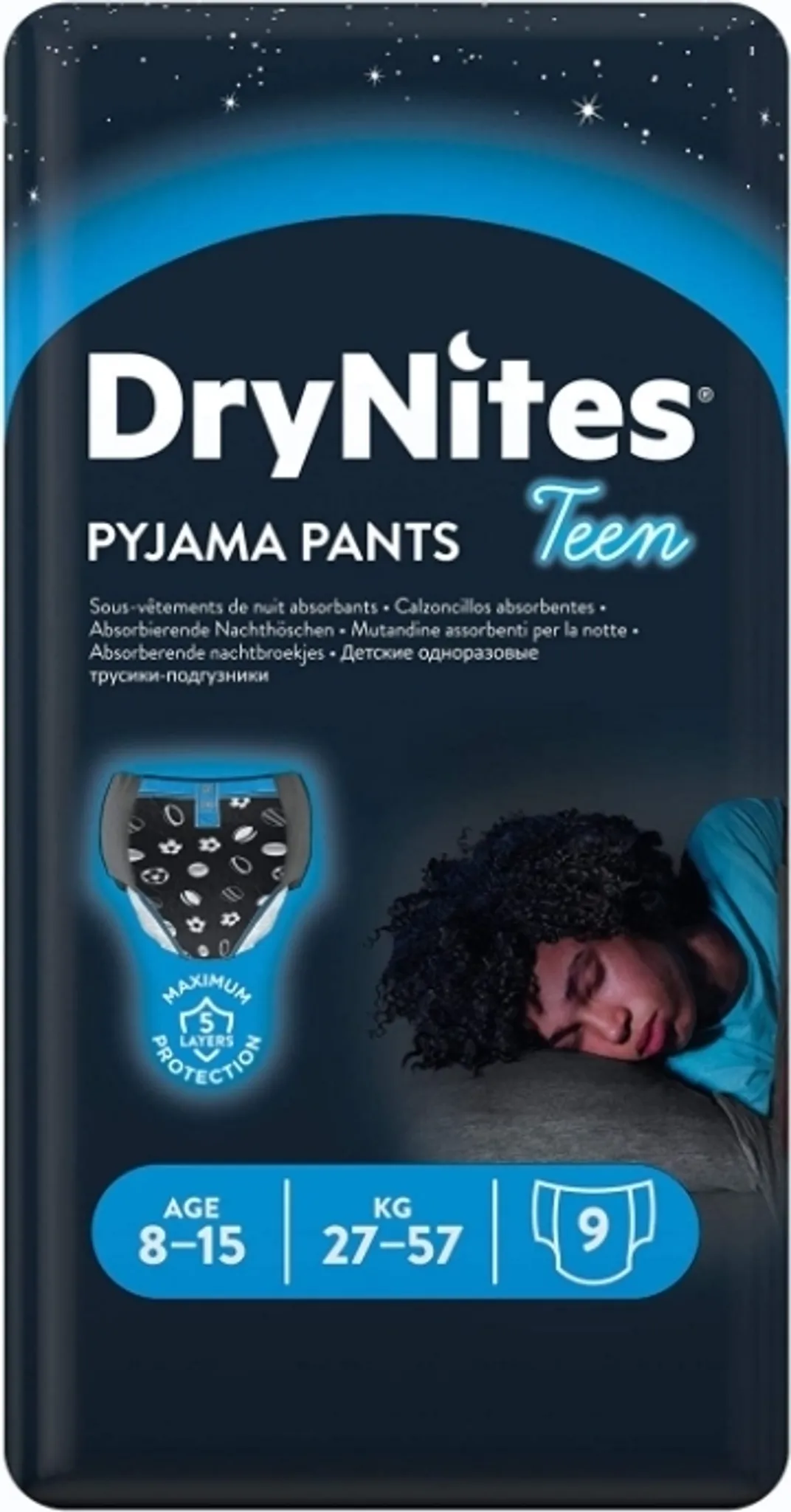 Drynites Pyjamahosen 8-15 Jahre Einheiten Windeln