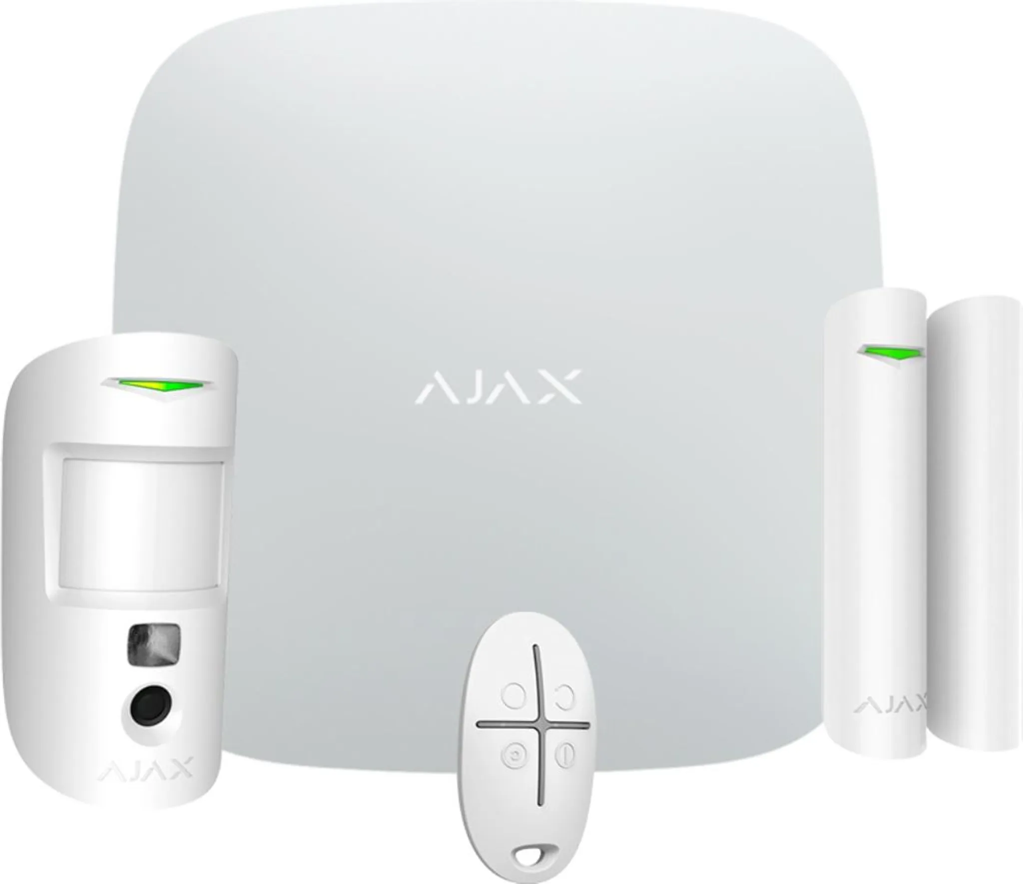 Keychain Motion Sensor Alarmanlage Set AJAX Systems Kit 2G + LAN Wireless Alarm Starter Kit ...