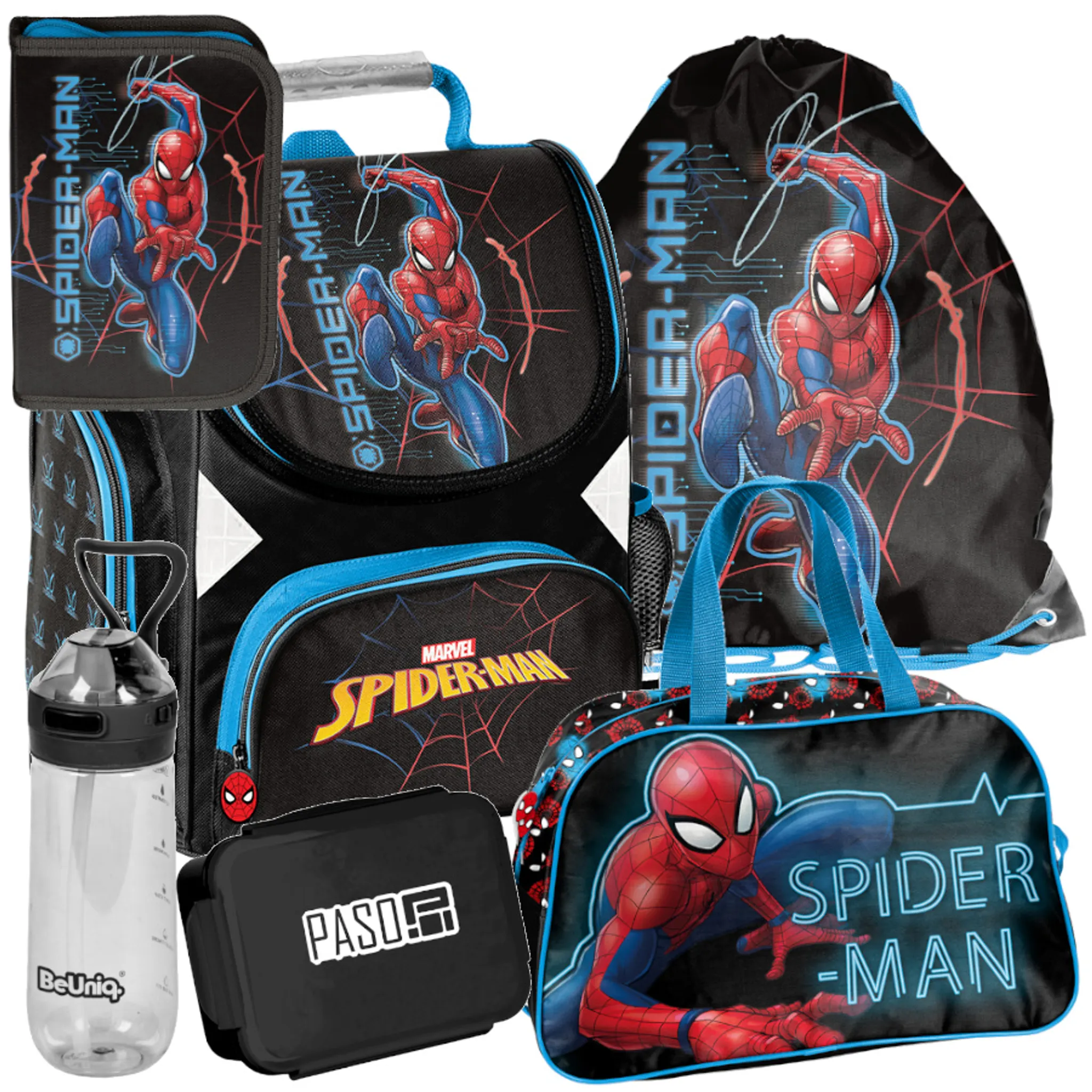 2 TLG. Set Sonnenschutz - Ultimate Spider-Man - für Seitenscheibe
