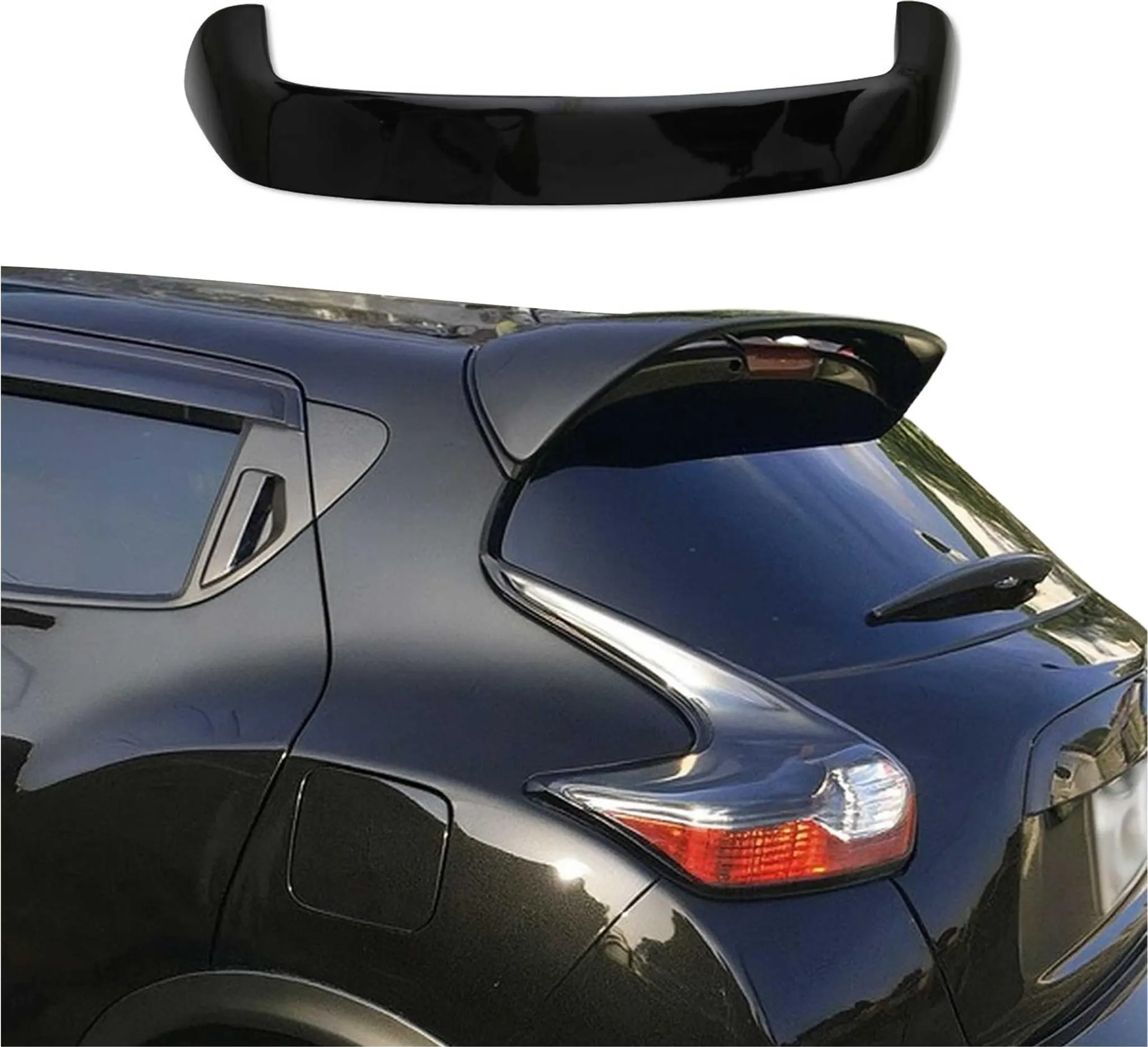 OMAC Heckspoiler Für Nissan Juke (2010-2019) - ABS Schwarz, Dachspoiler, 1-tlg, Einfach Montieren