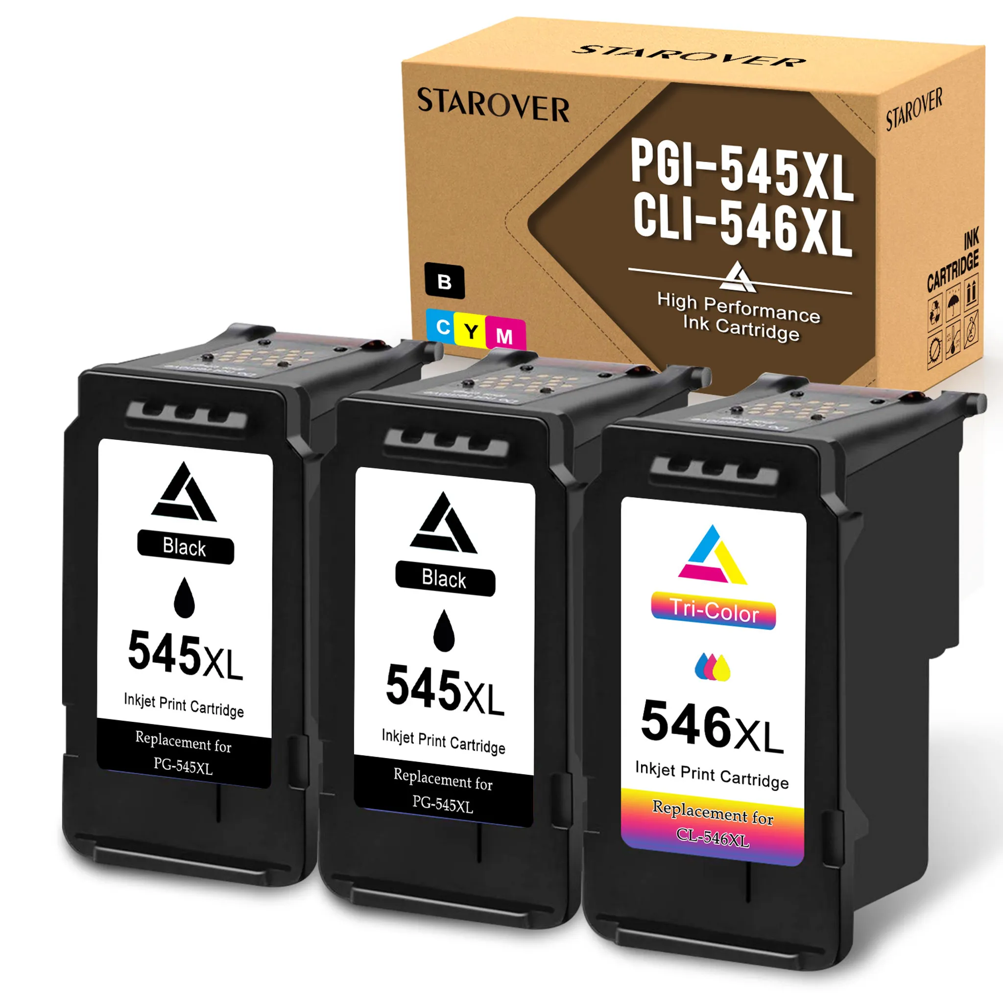 2x Patronen für Canon PG-575XL PG-576XL PIXMA TS3550i TS3551i TR4750i  TR4751i