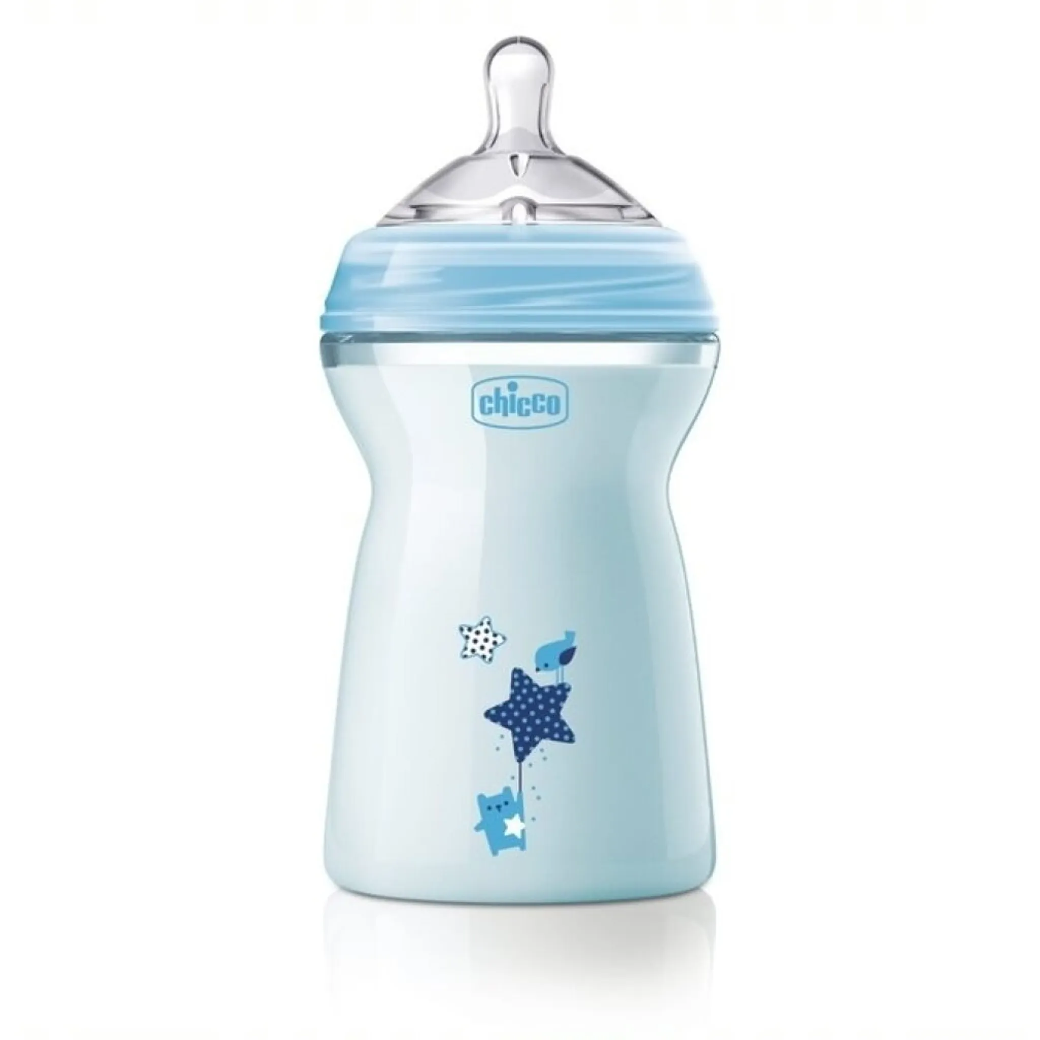 Baby & Kind Babyartikel Babyernährung Fläschchen Chicco Naturalfeeling Blau Babyflasche Fast 