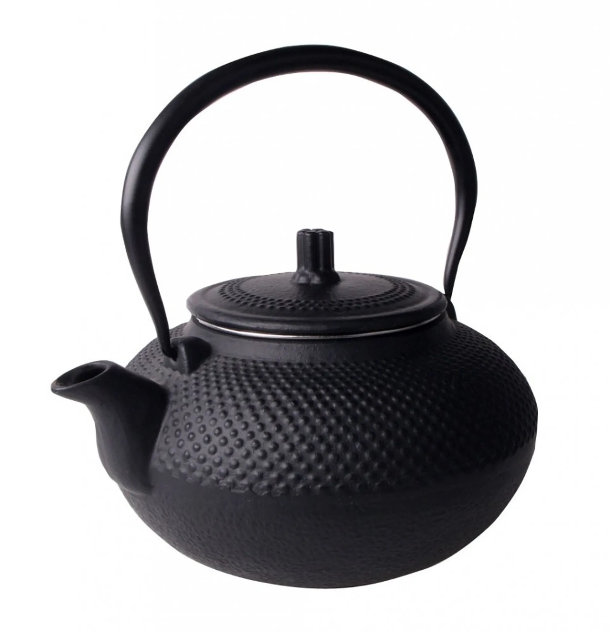 l Teesieb Teekanne Asia inkl. Style 1,5 Gusseisen Schwarz aus