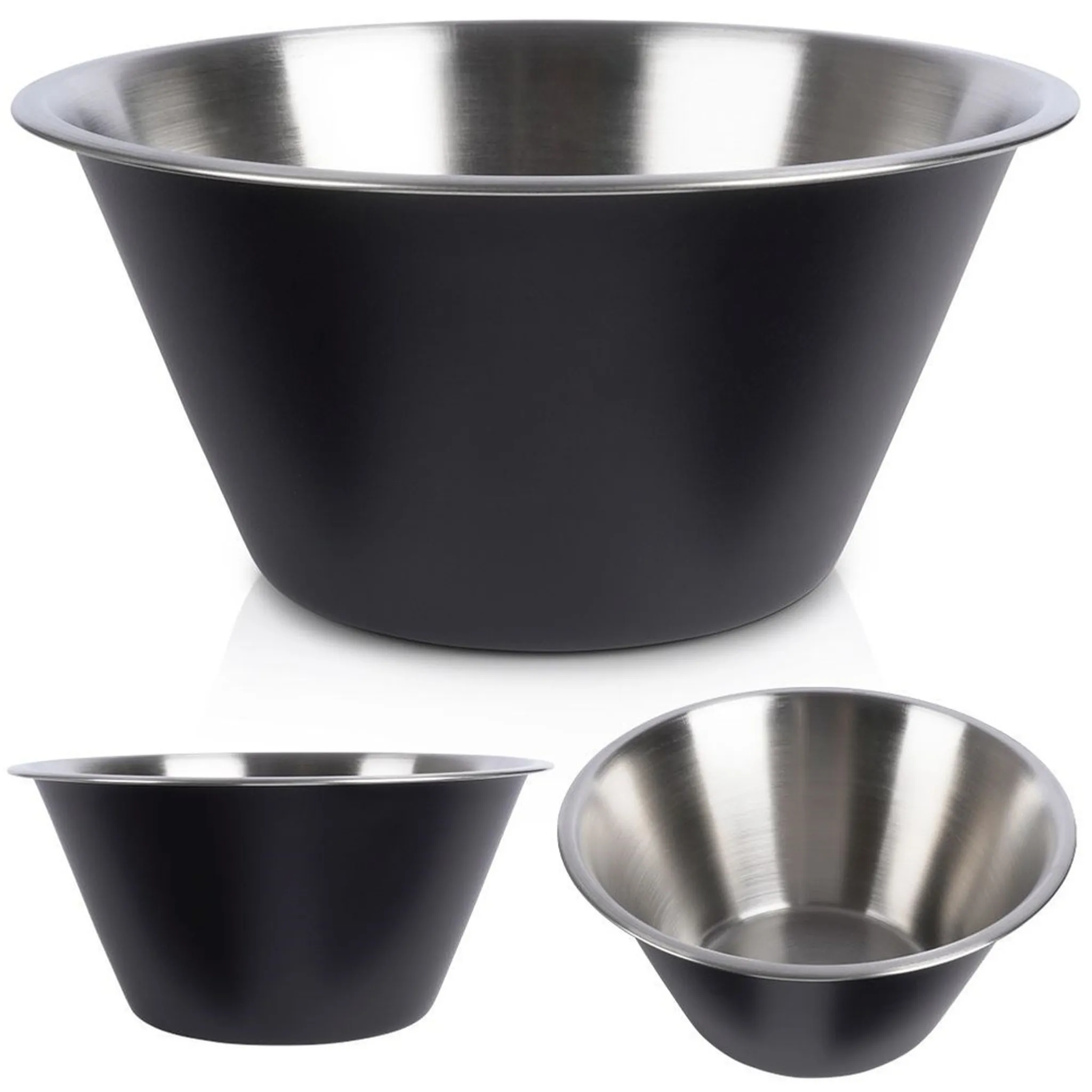 Set Di 6 Ciotole In Acciaio Inox 304 Da 700 Ml – Impilabili, Bordi Antigoccia, Lavabili In Lavastoviglie – Per Insalate, Snack E Preparazioni