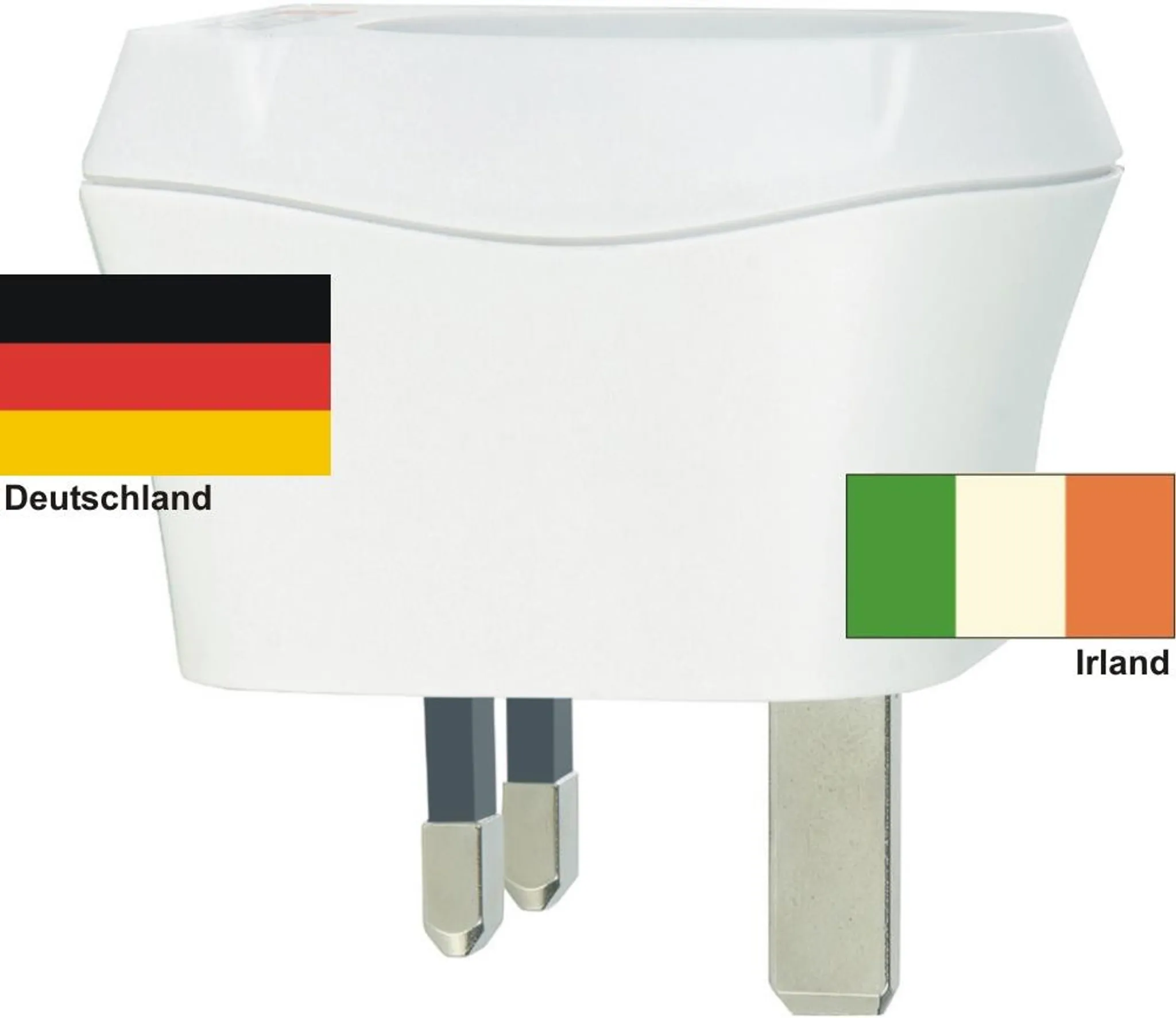 Reisestecker-Adapter Italien auf Deutschland 15A/250V, 10,95 €
