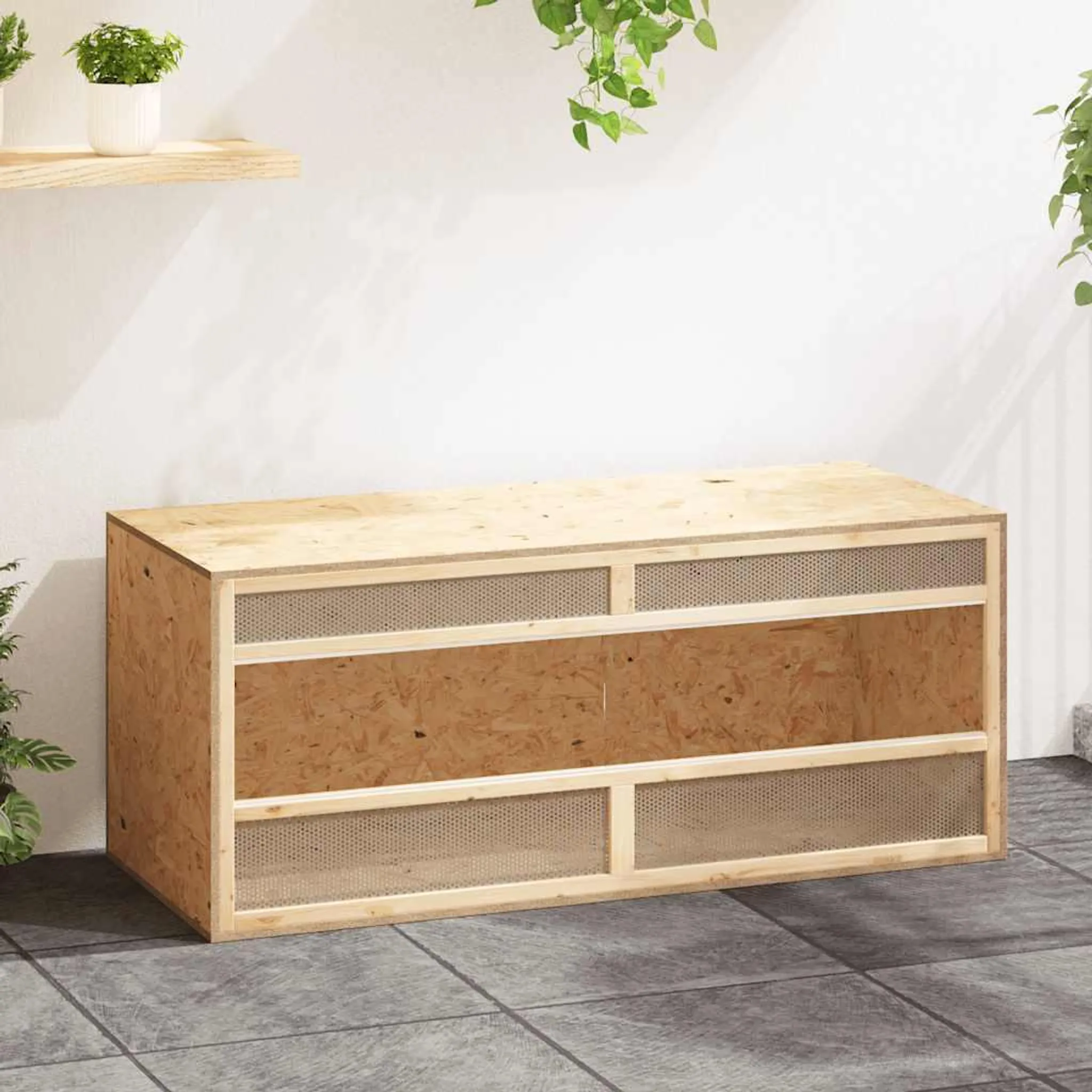 3-teiliges Röhren-Pflanzgefäß Mit Holzständer – Für Stecklinge & Hydrokultur, Dekorativ