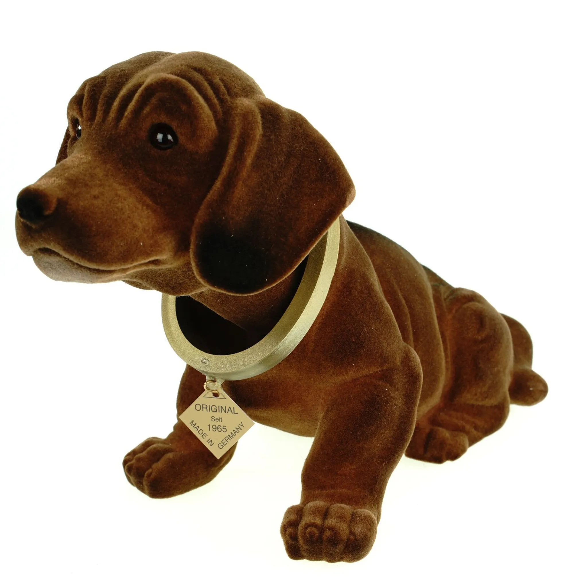 Wackelhund Dackel Wackelfiguren fürs Auto - Hund mit Wackelkopf Wackel  Hund, 16 x 8 x 10 cm