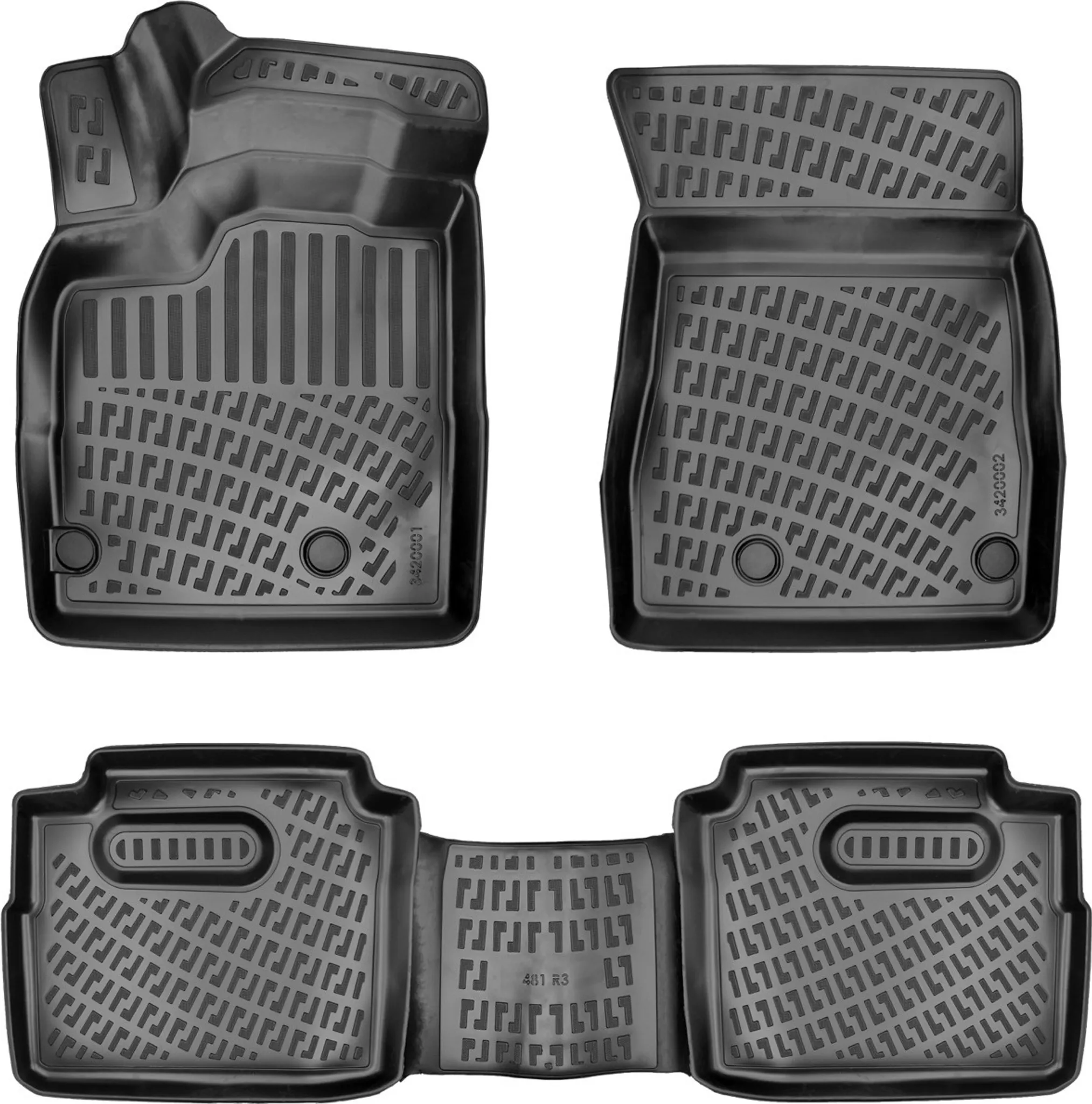 ELMASLINE 3D Gummimatten & Kofferraumwanne Für Nissan X-Trail (T33) E-POWER Ab 2022 – Oberer Ladeboden, Passgenau, TPE Material