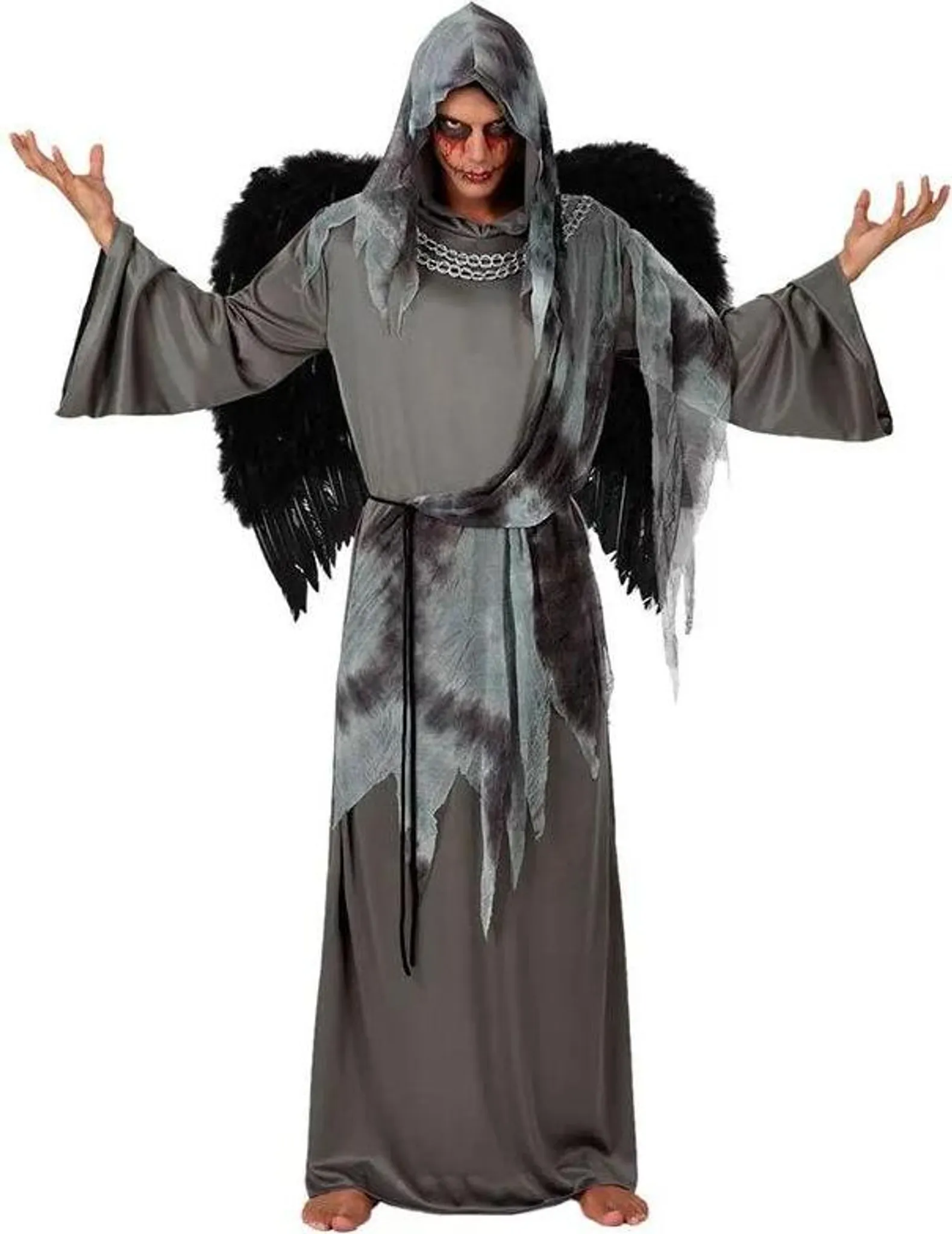 Atosa Dämonen-Kostüm Für Kinder (10-12 Jahre) – Gr. 152/158, Aus 100% Polyester, Für Halloween & Mottopartys